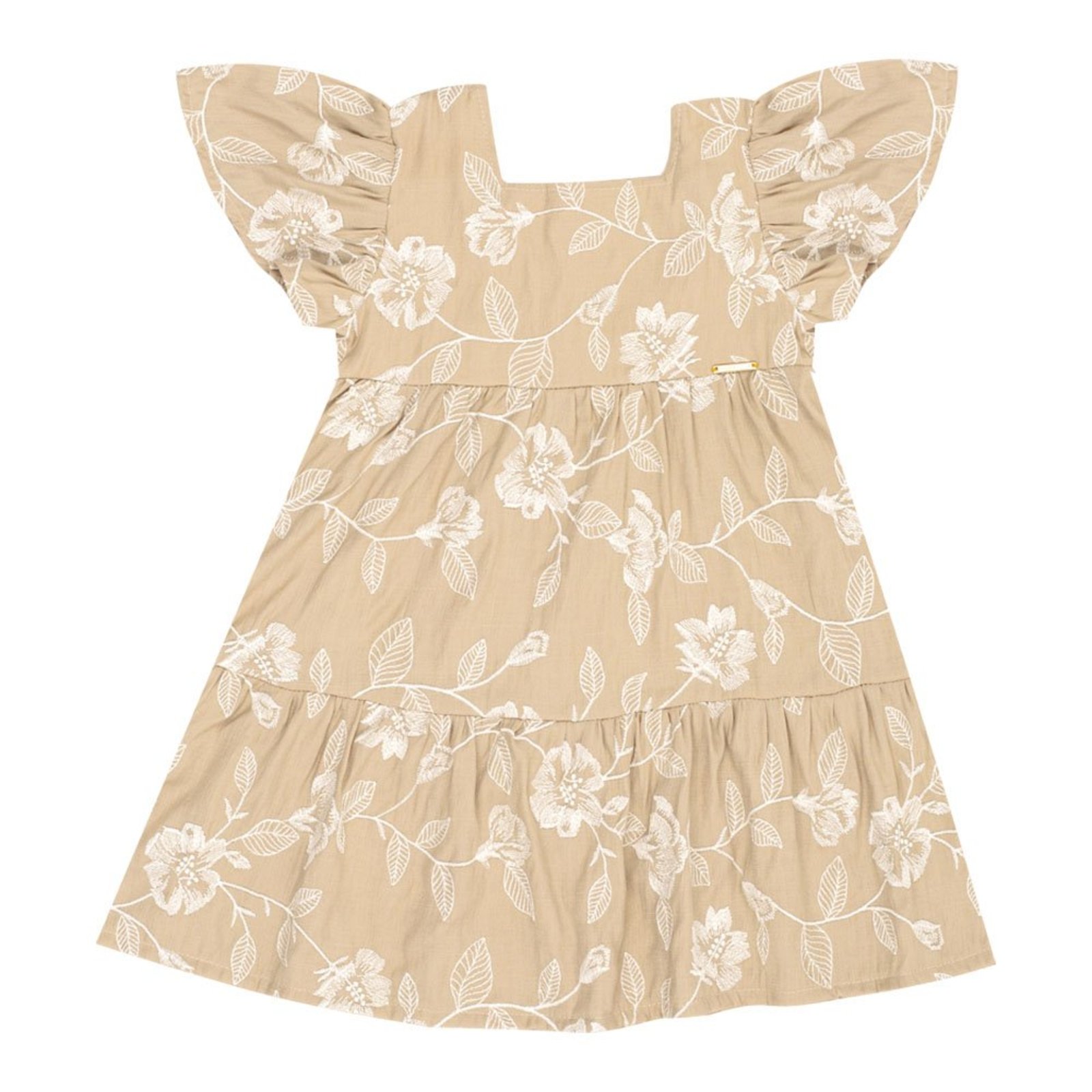 Infantil - Vestido Marrom P. Passos Pulla Bulla Menina - 53319-1343