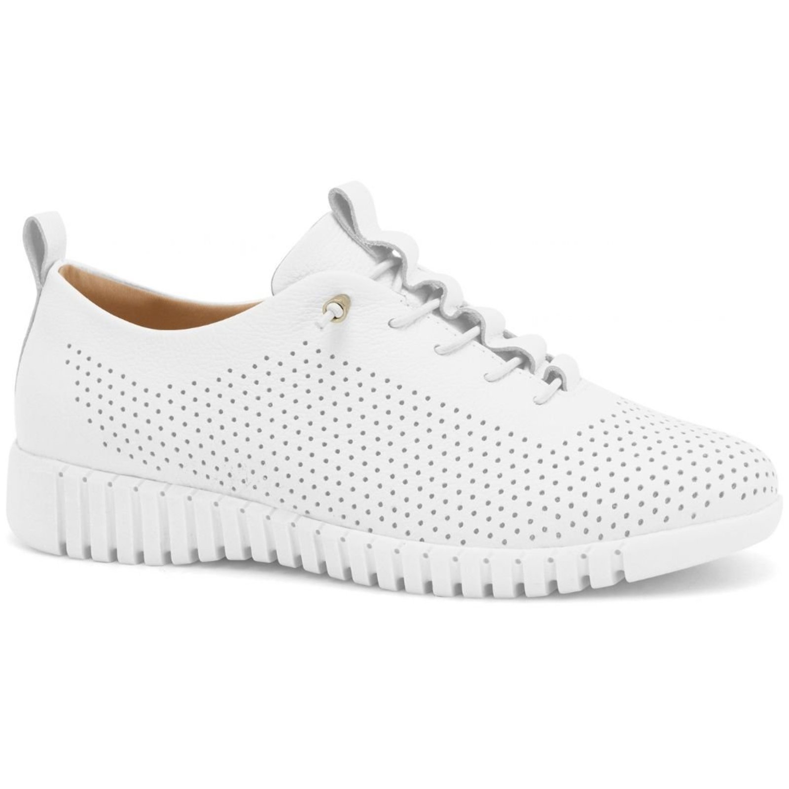 Mocassim Feminino em Couro Comfortflex 2675303 - Branco