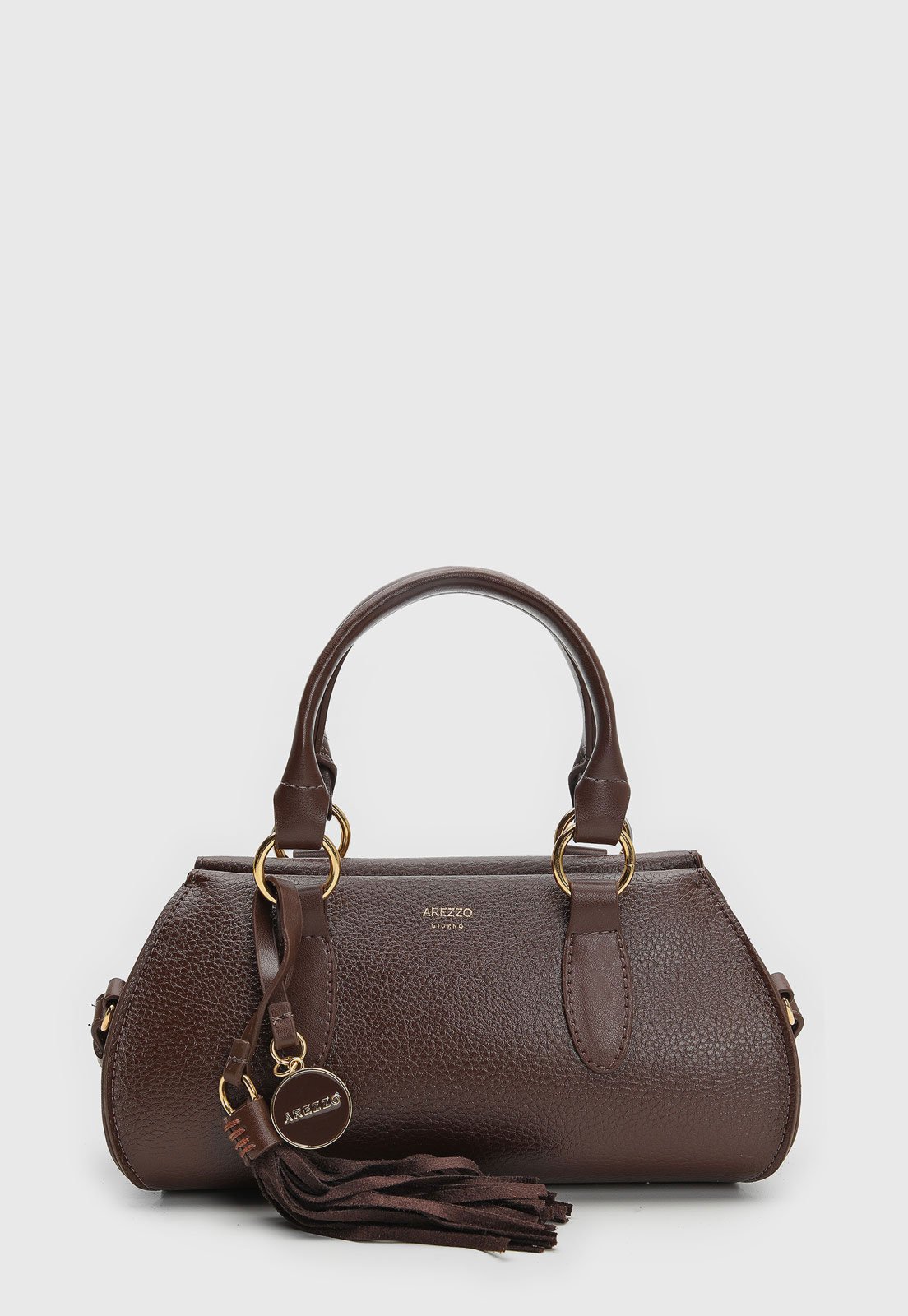 Bolsa Pequena Feminina Arezzo New Estruturada Marrom