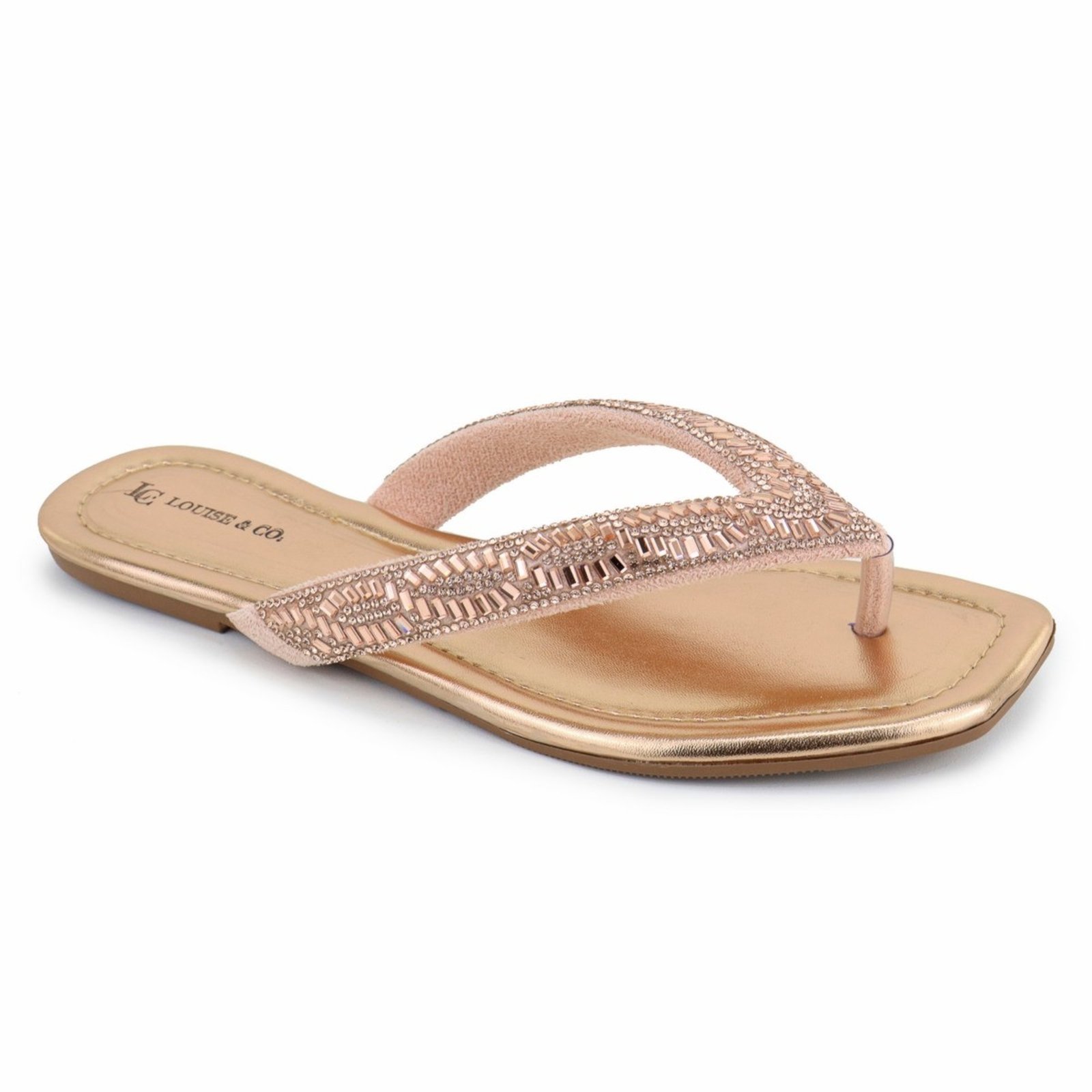 Sandália Feminina Rasteira Flat Rasteirinha Casual Moda Verão Strass Brilho
