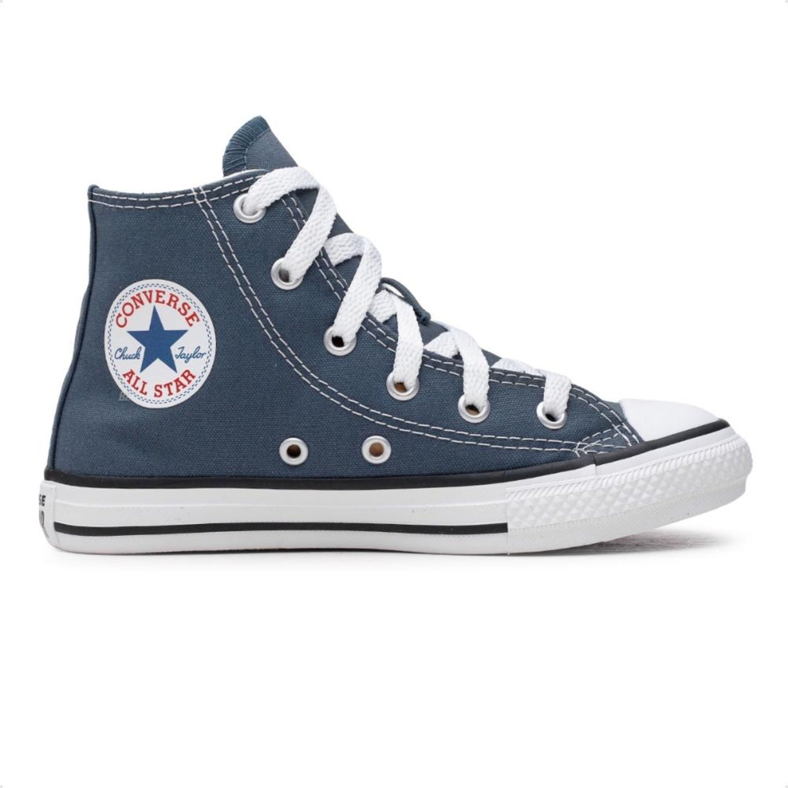 Infantil - Tênis Converse Chuck Taylor All Star Cano Alto Juvenil Azul Marinho