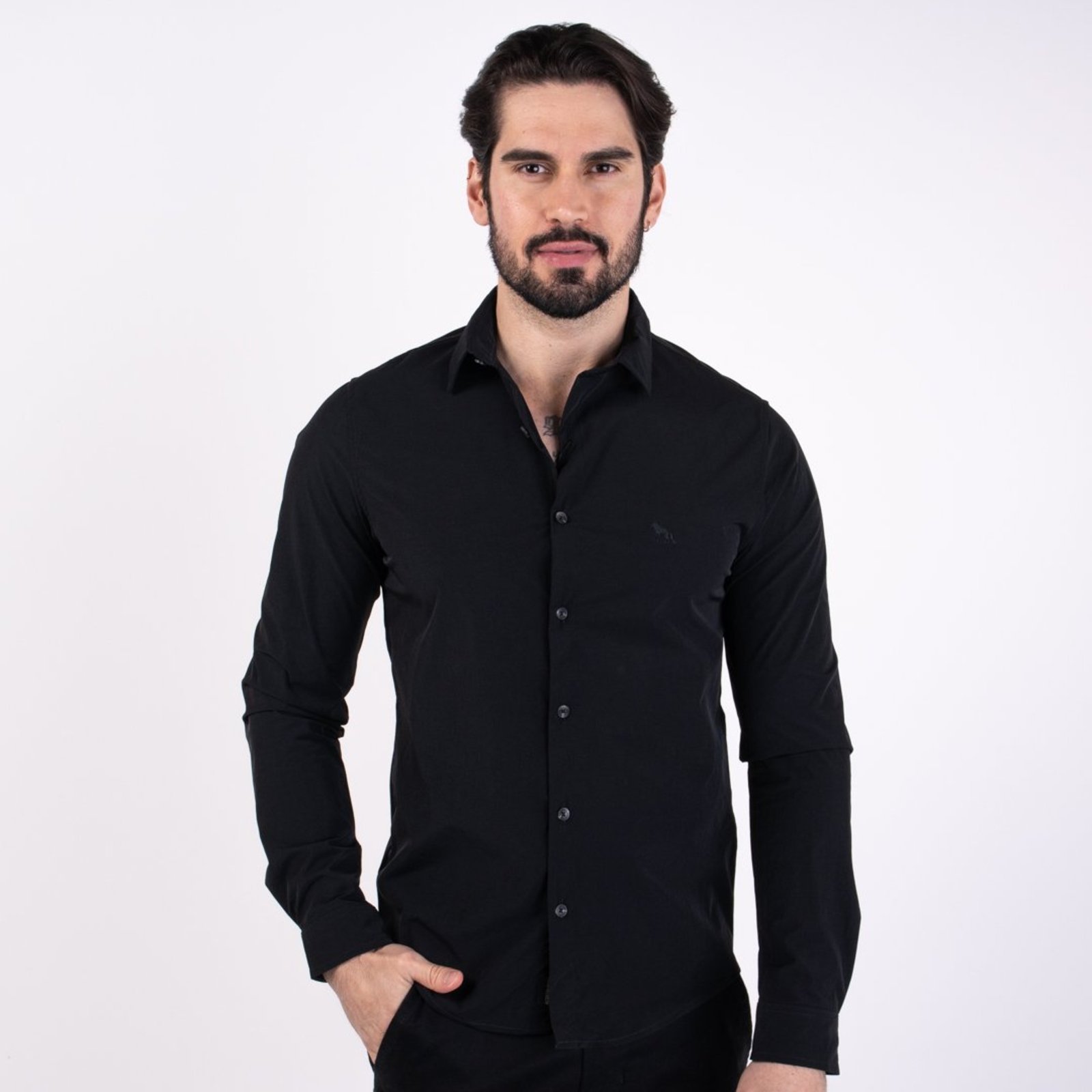 Camisa Acostamento Tech Preta