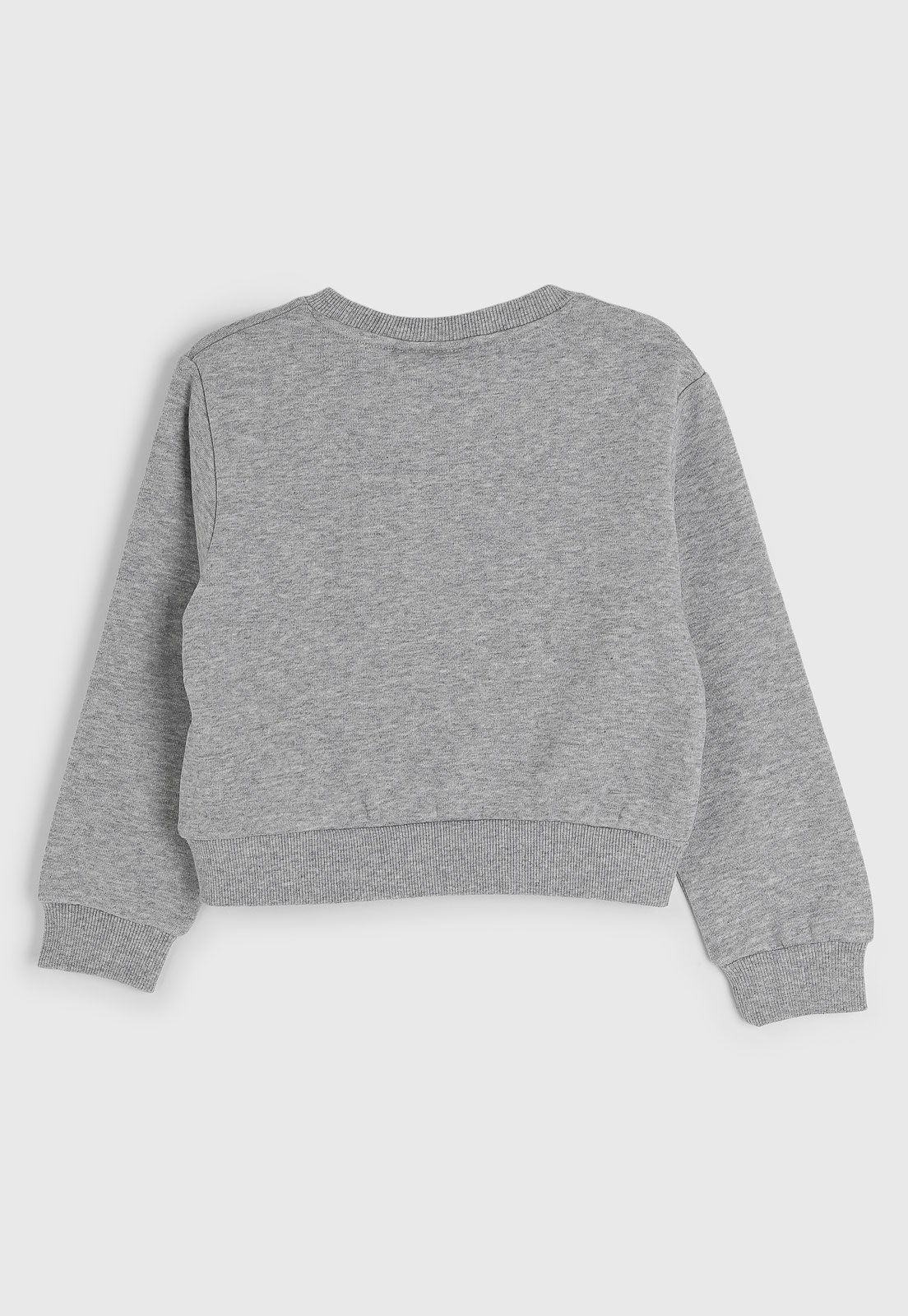 Vista 3 Infantil - Blusa de Moletom Name It Full Print cinza name it cinza