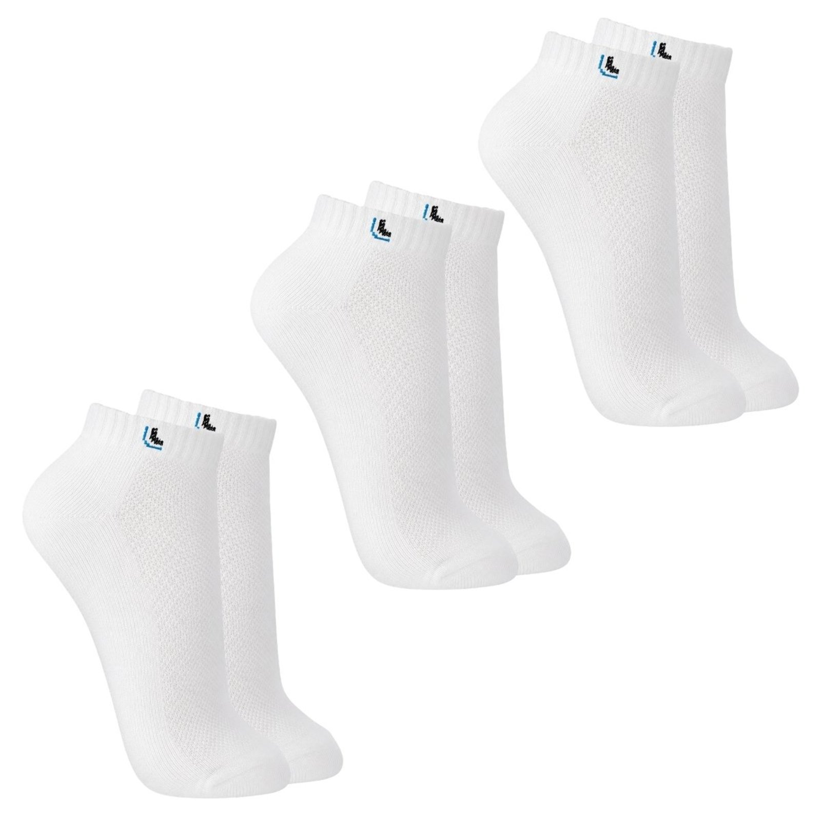 Kit 3 Pares Meias Lupo Algodão Cano Curto Premium