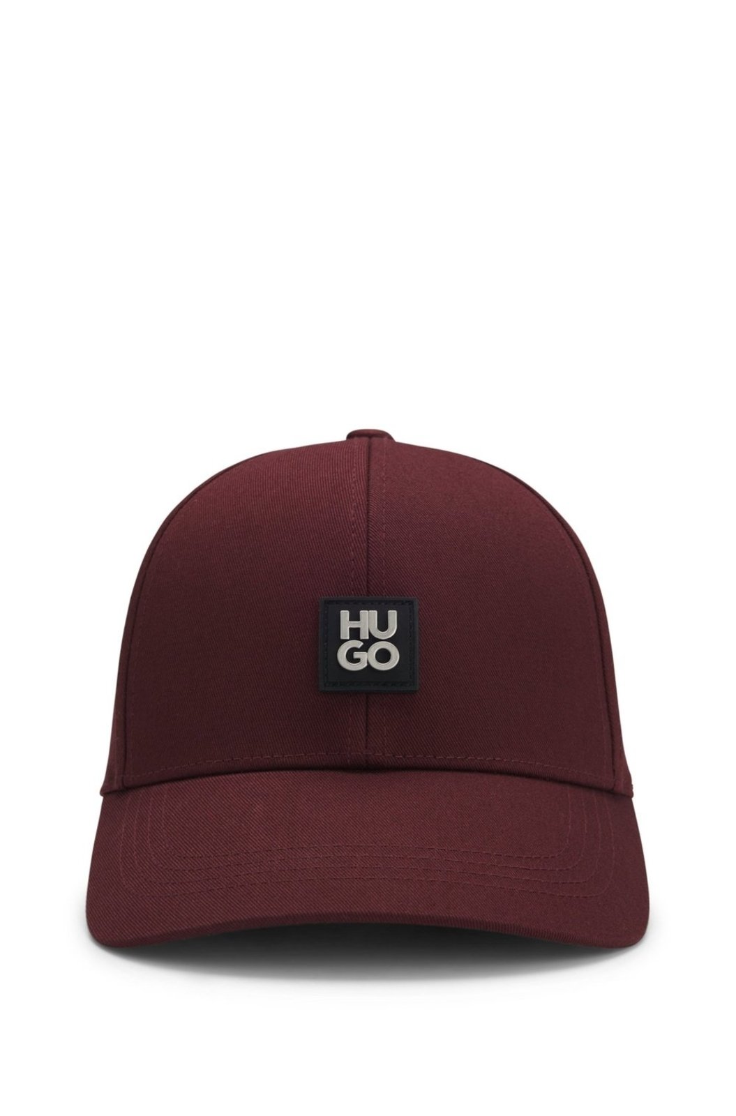 Boné De Algodão Com Logo Sobreposto