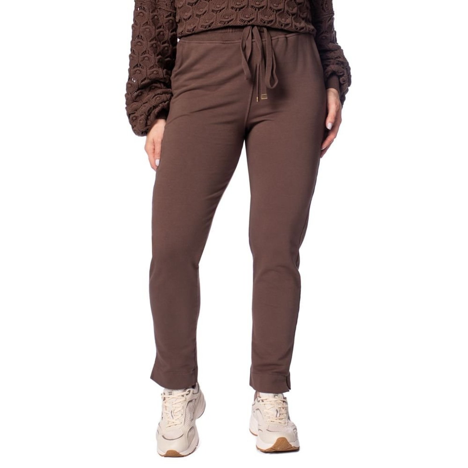 Calça Feminina Biamar Reta Moletom Marrom