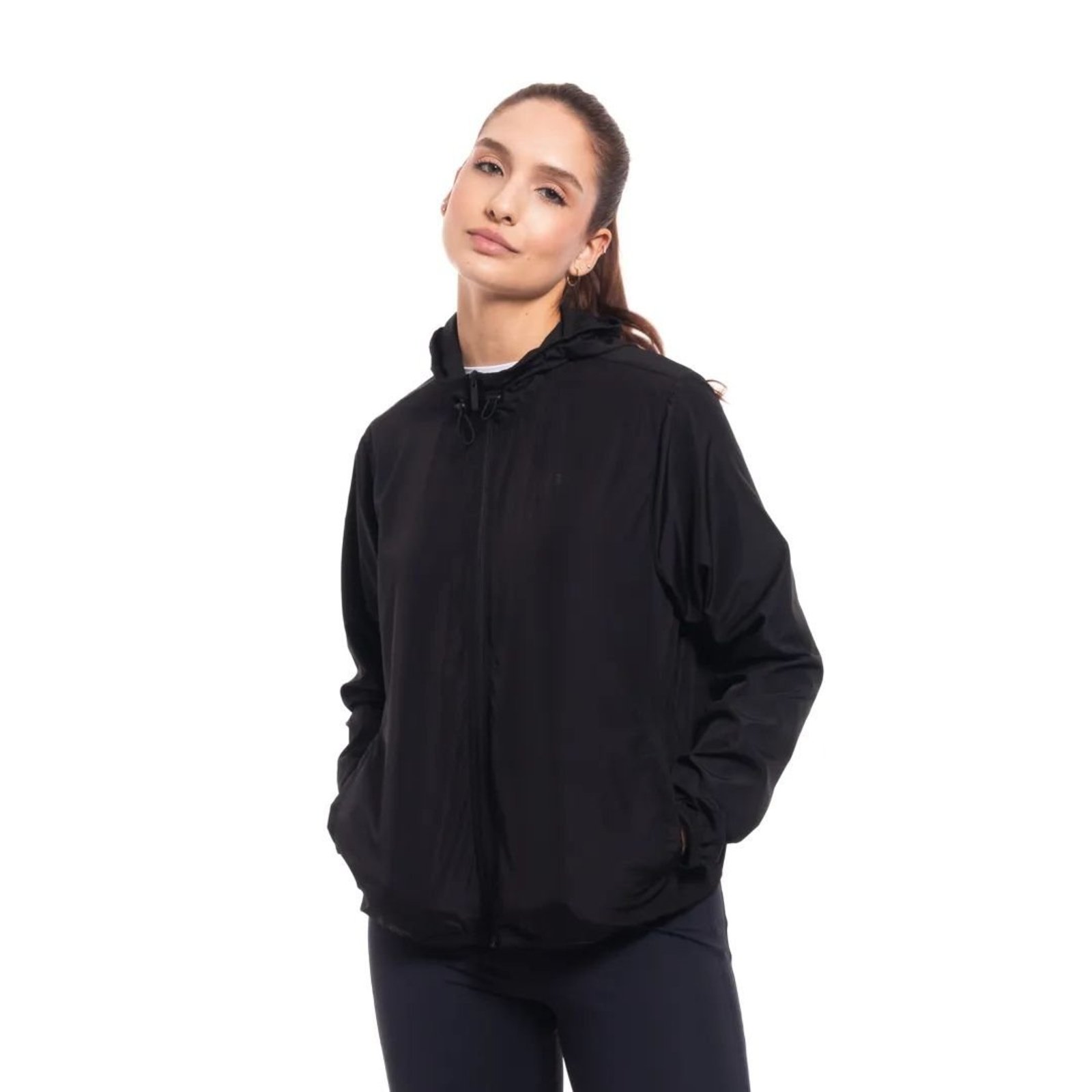 Jaqueta Corta Vento Feminina Freesurf Cover - PRETO