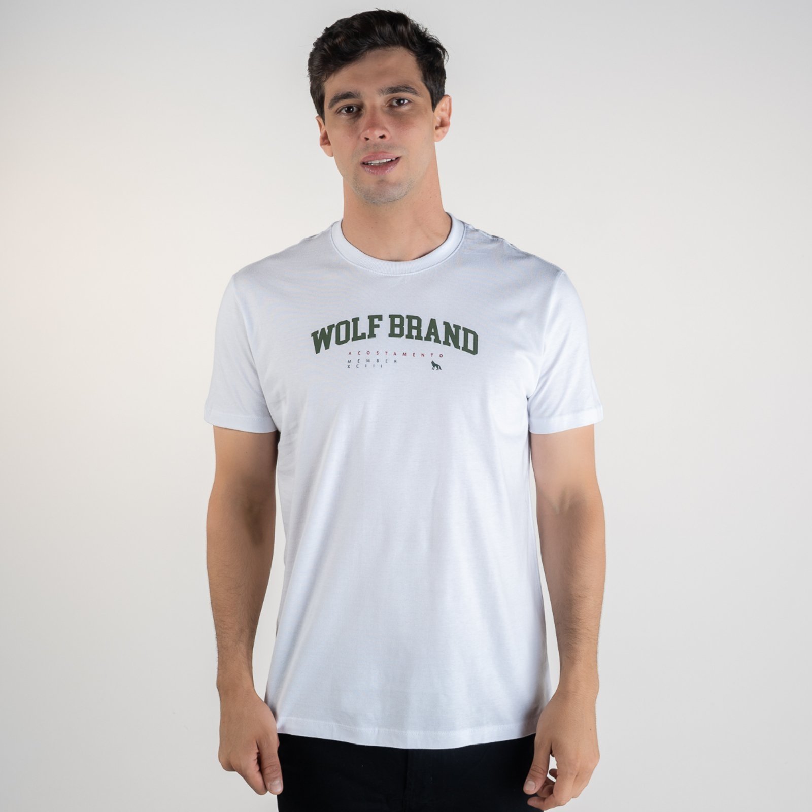 Camiseta Acostamento Brand Wolf Branca
