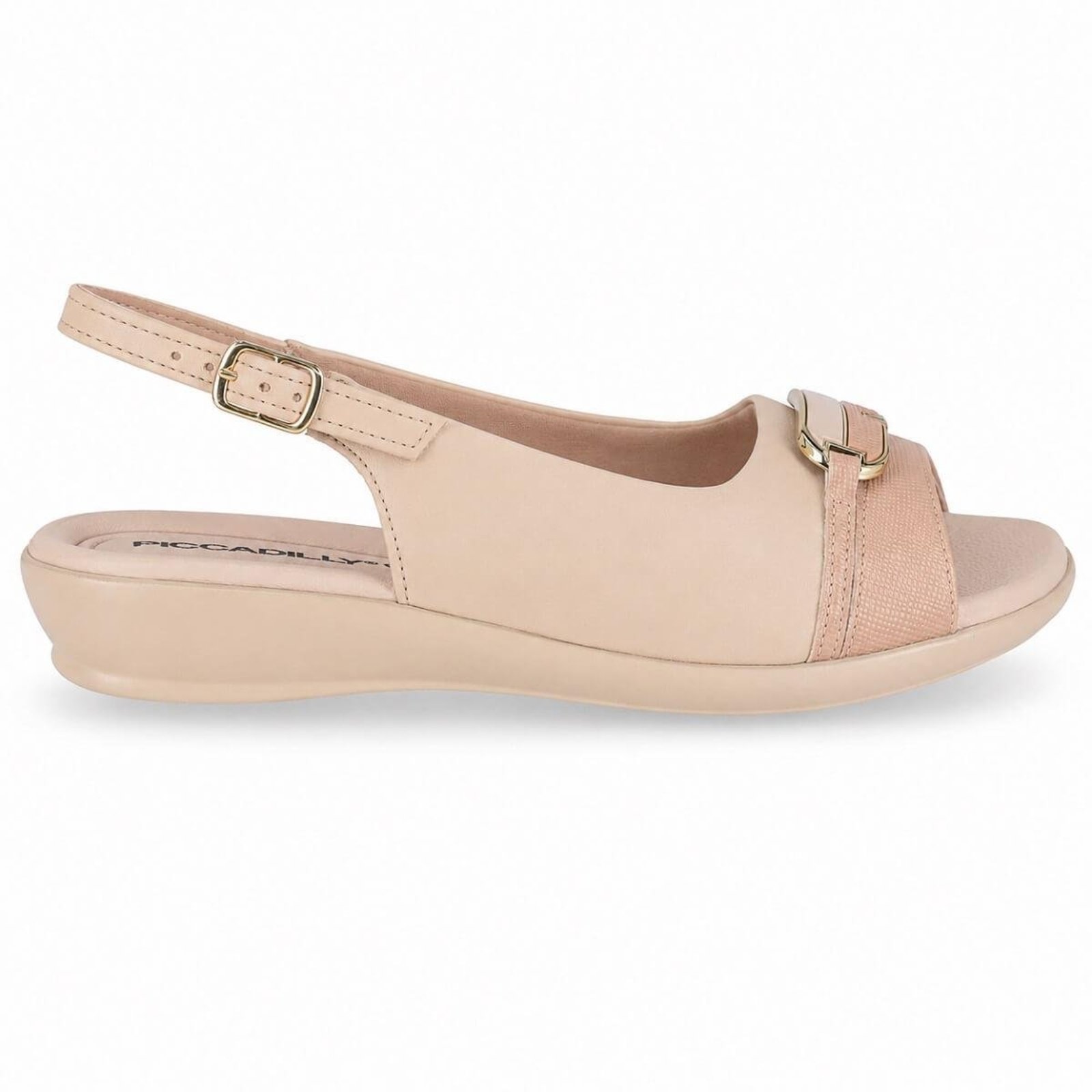 Sandália Slingback Feminina Piccadilly 500414 Nude