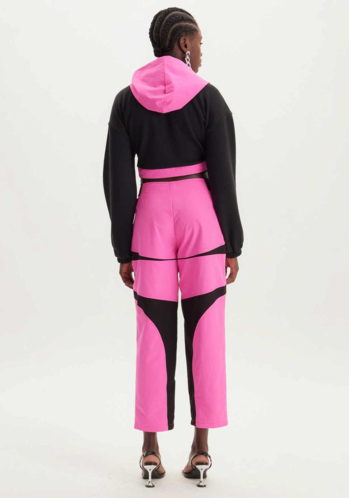 Vista 3 Calça Sport Jogging Cintura Baixa Sport Easy rosa Sport Easy rosa