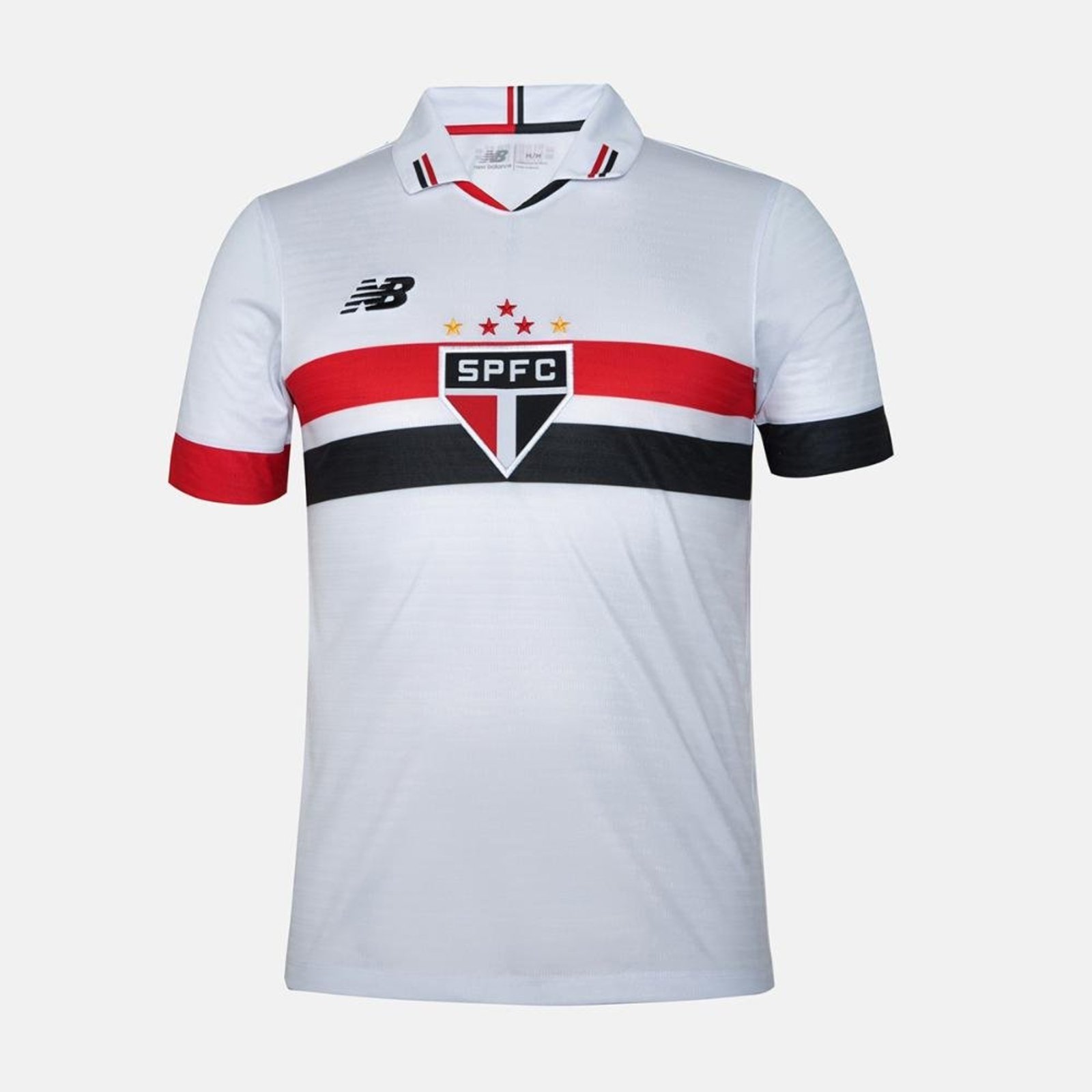 Camisa Home São Paulo 2024 Torcedor Masculina New Balance BRANCO