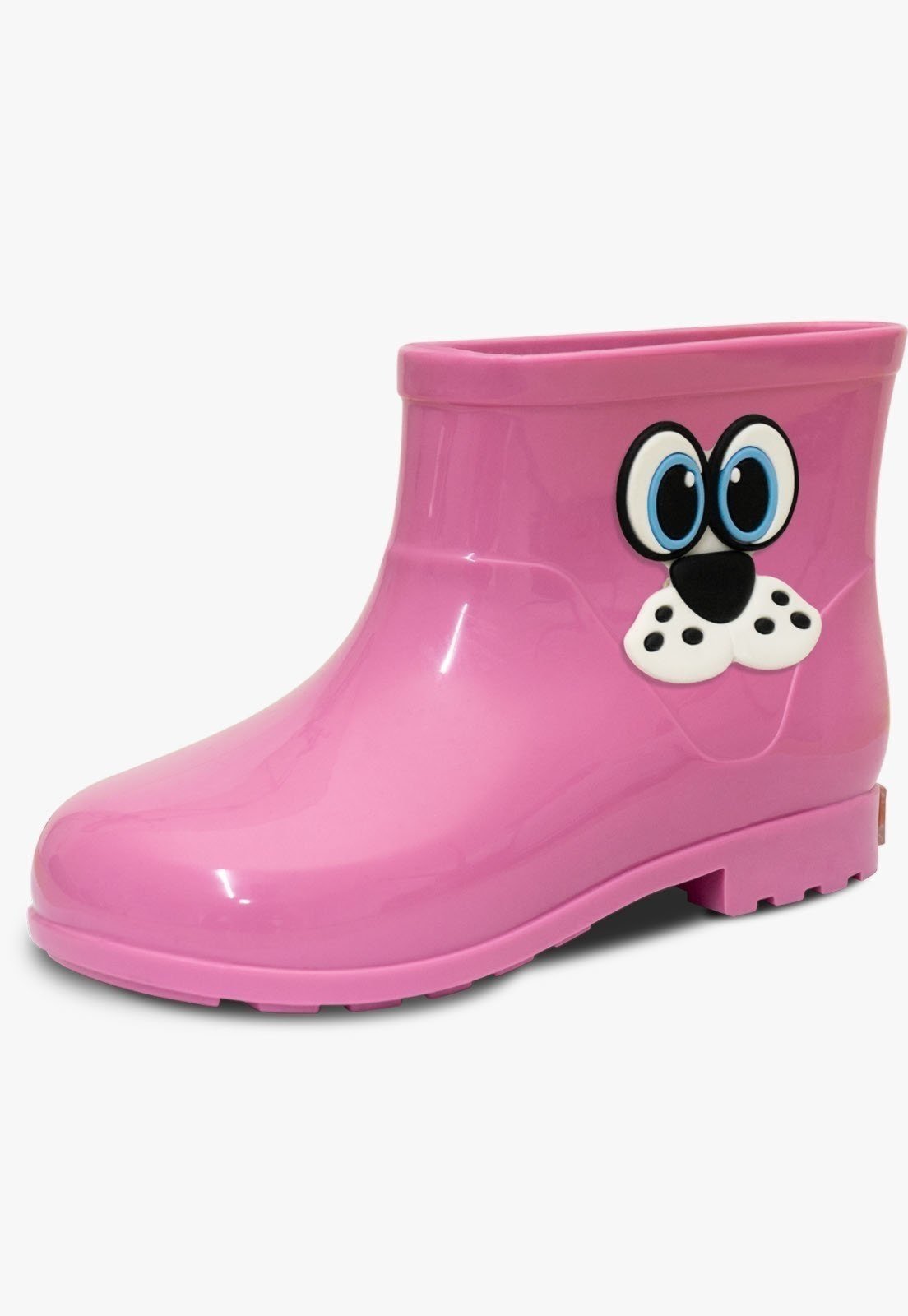 Infantil – Bota Galocha Cano Baixo Pópidi Menina Rosa