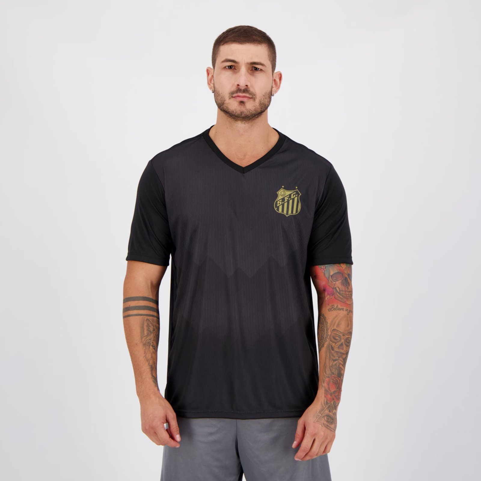 Camisa Santos Parrot Preta