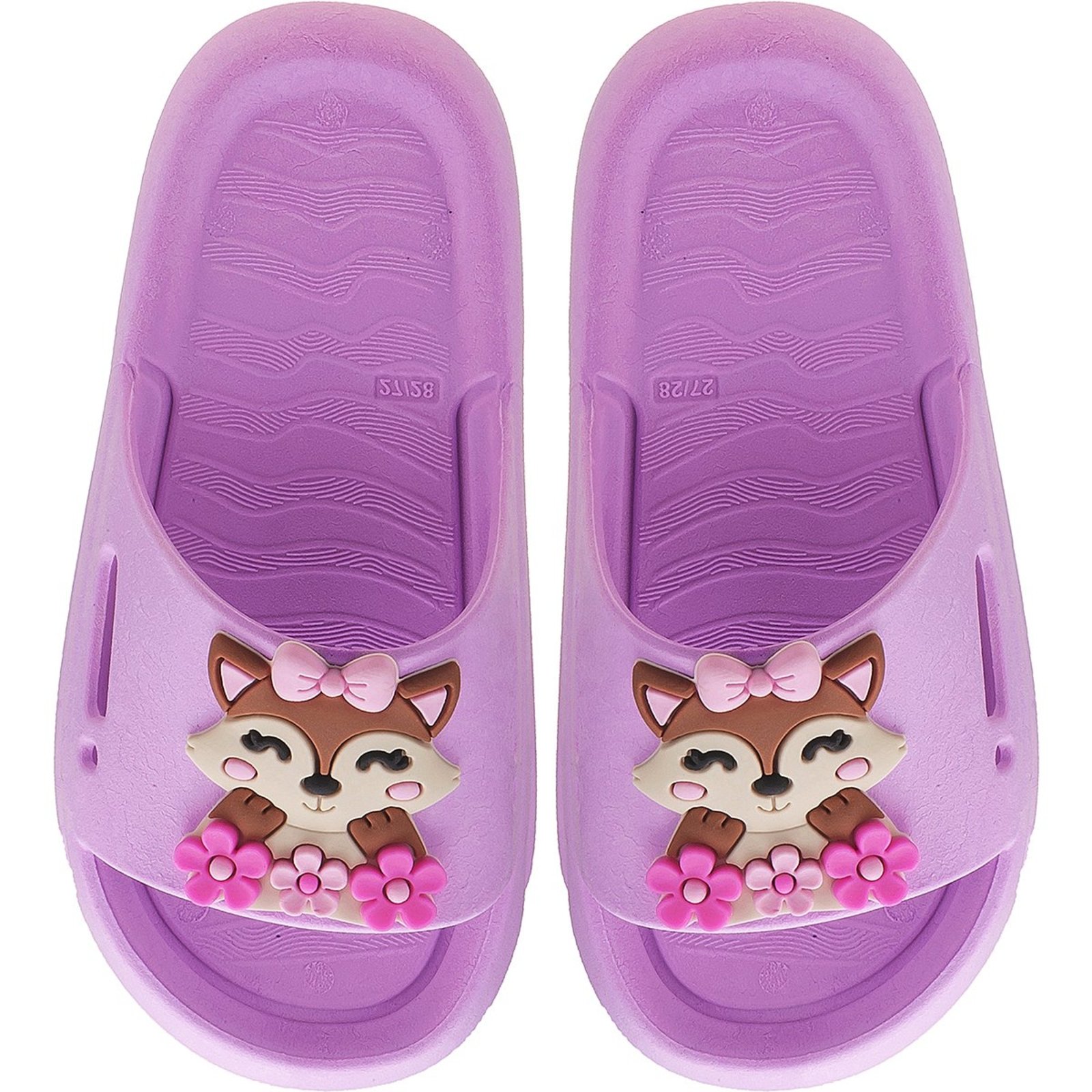 Infantil - Chinelo Nuvem Slide Raposa Lilás tep