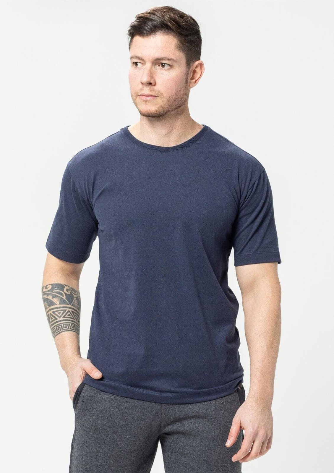 Camiseta Masculina Básica | Pau a Pique Azul Marinho