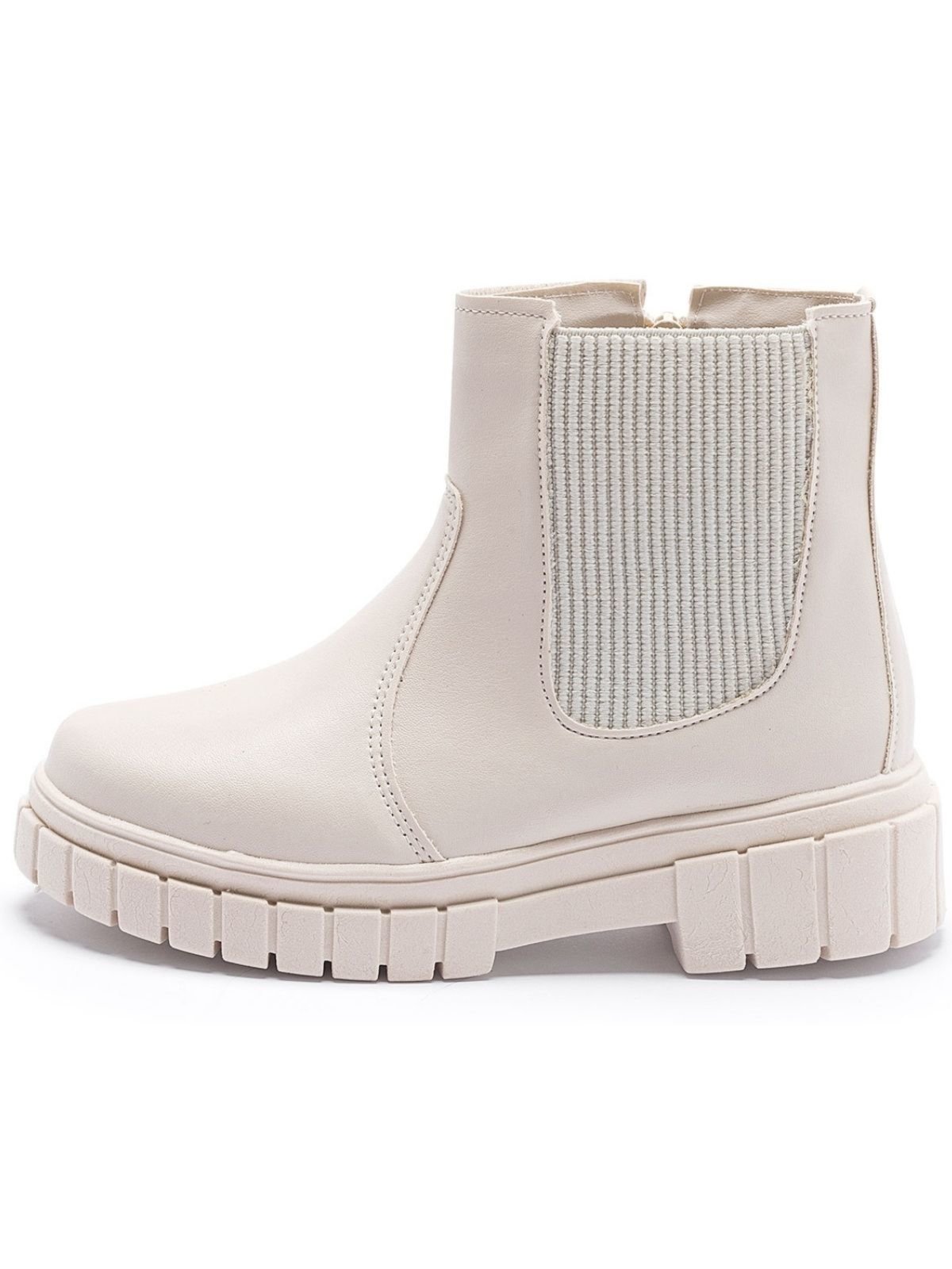 Infantil – Bota Feminina Chelsea Coturno Menina Tininha Off White