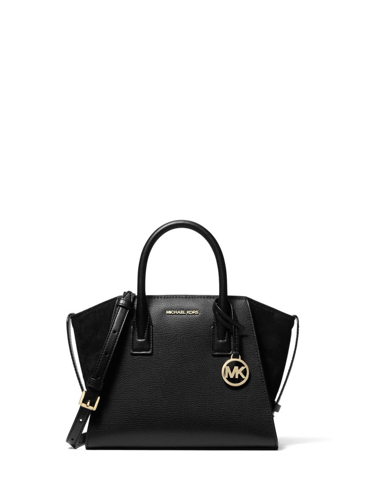 Vista 2 Bolsa Tiracolo Avril Pequena De Couro 35F4g4vs1l001 preto preto
