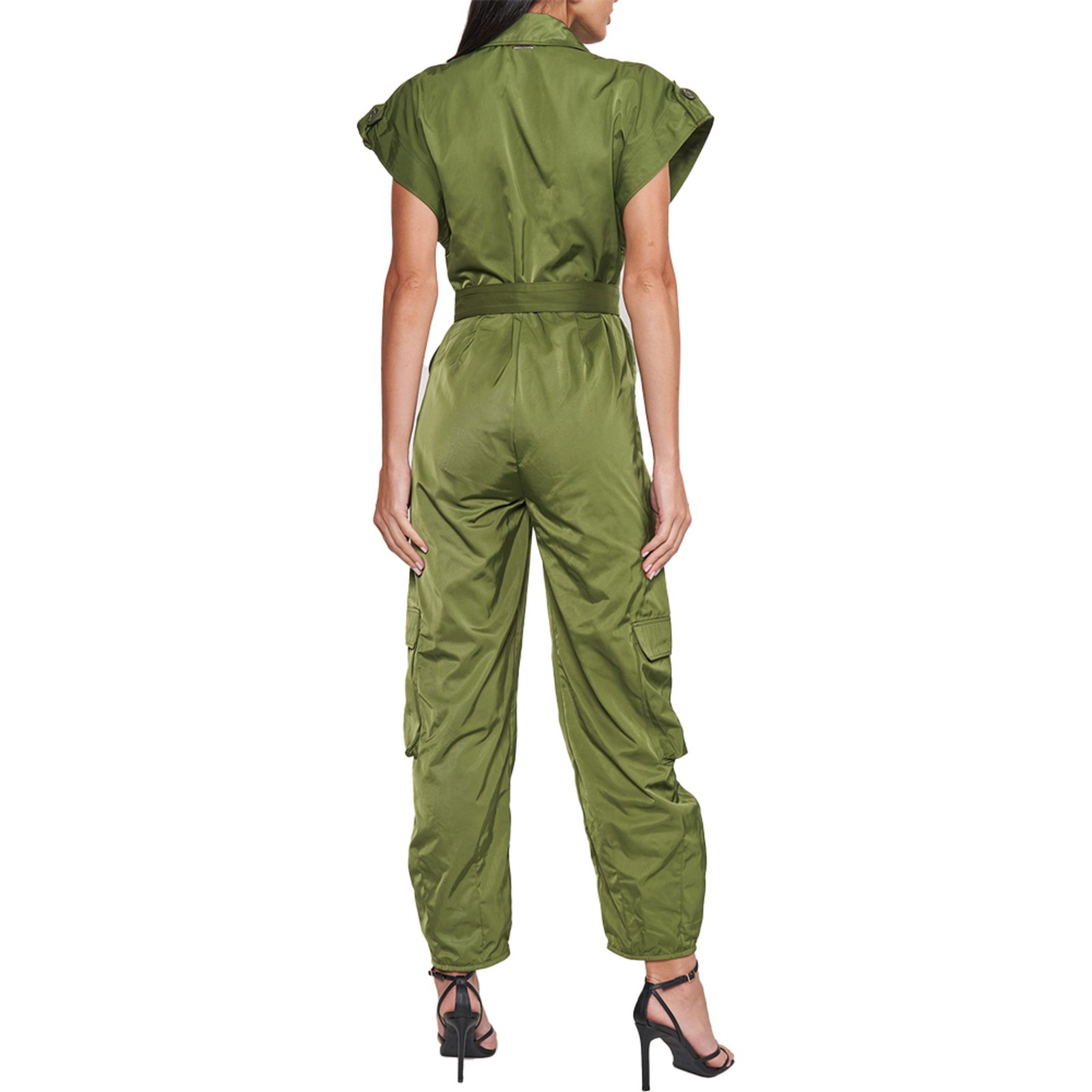 Vista 3 Macacão Colcci Nylon In24 Livas Feminino verde Colcci verde