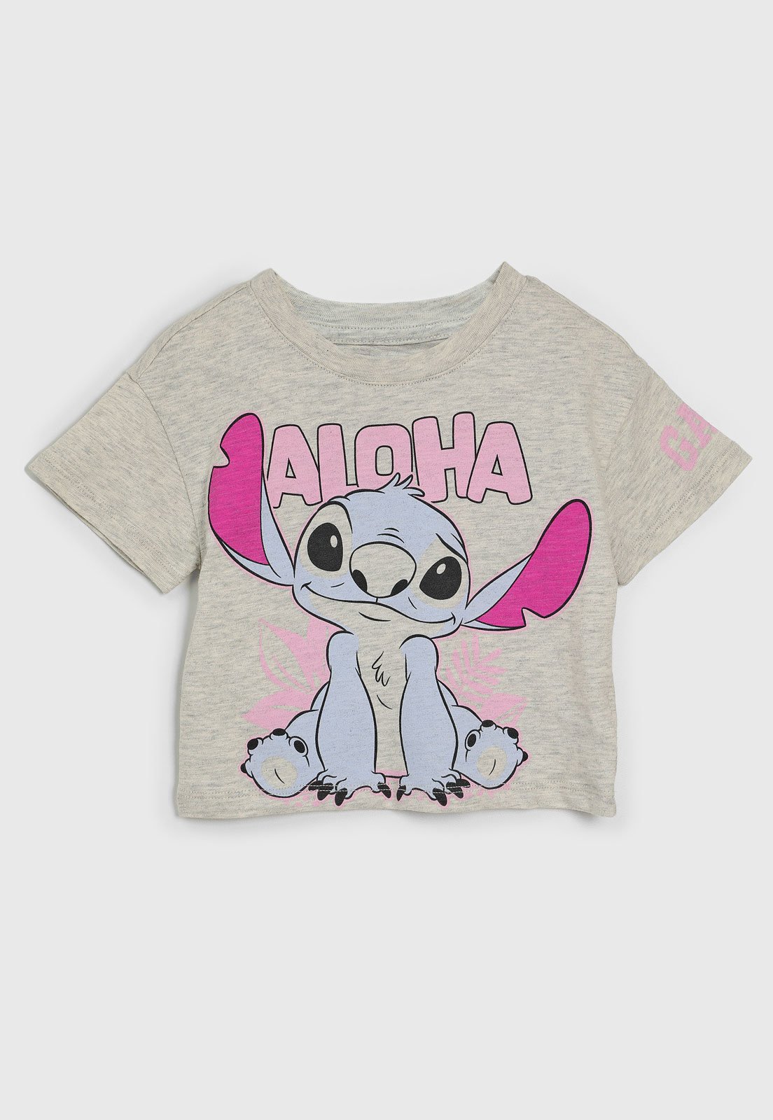 Camiseta GAP Stitch Cinza