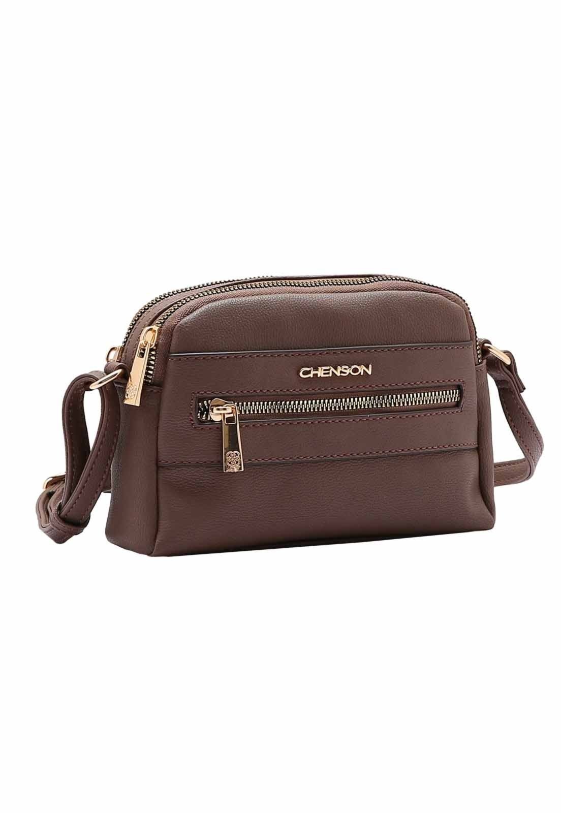 Bolsa Feminina Chenson Original Transversal Marrom 3484931