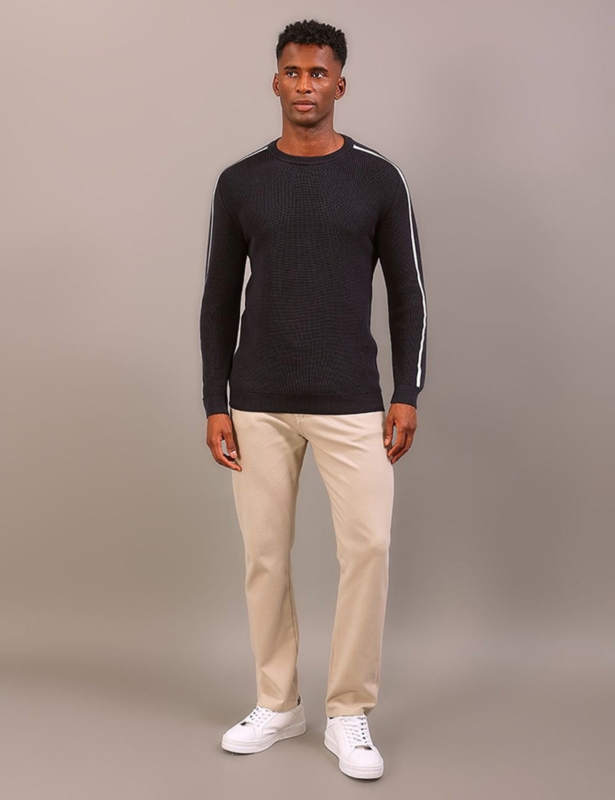 Calça Calvin Klein Jeans 5 Pockets Slim - Caqui Claro Calvin Klein Jeans