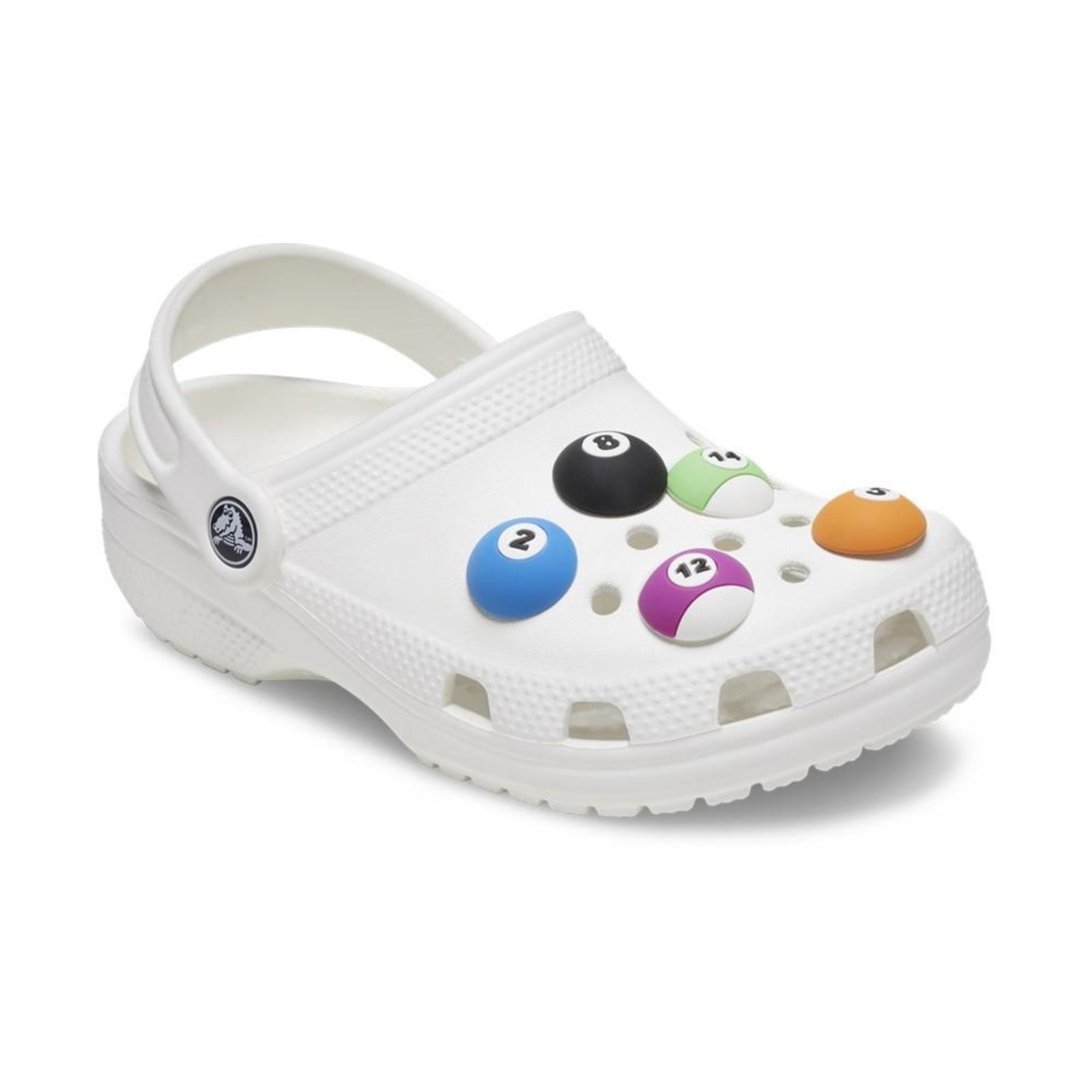 Vista 3 Infantil - Jibbitz™ bolas de bilhar 5 peças unico Crocs branco