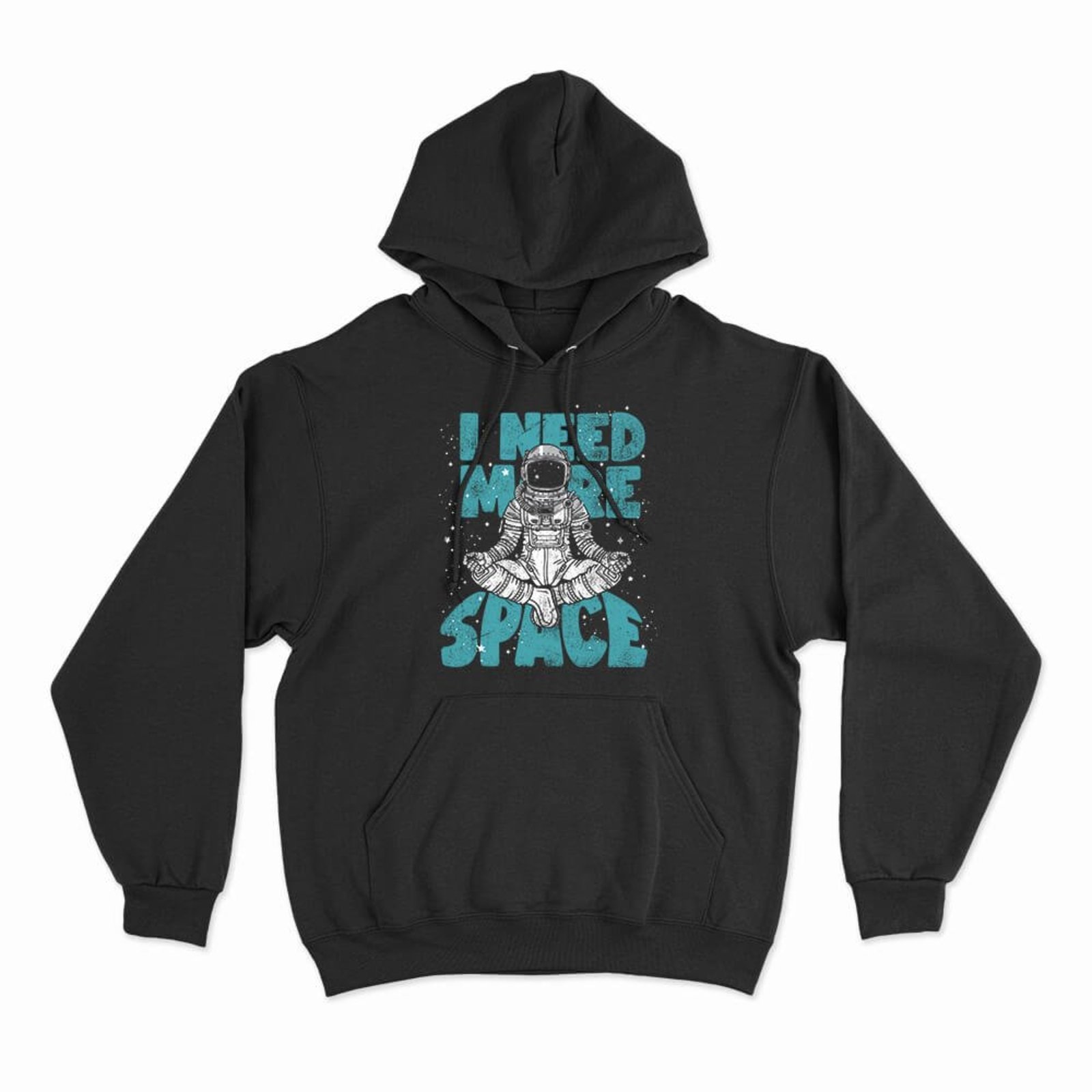 Moletom Com Capuz I Need More Space - Preto - Casual - Studio Geek