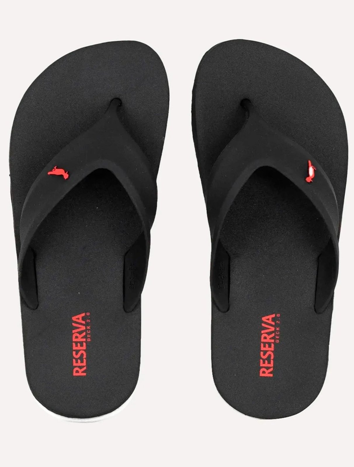 Chinelo Reserva Masculino RSV Deck Rubber Preto