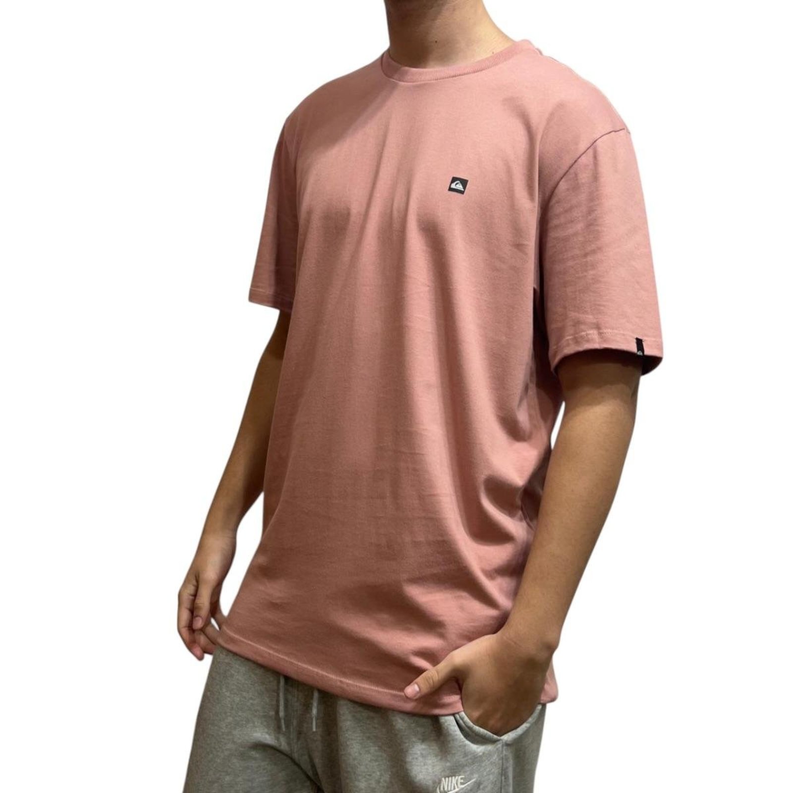 Camiseta Quiksilver Transfer Square- Quiksilver - Rosa