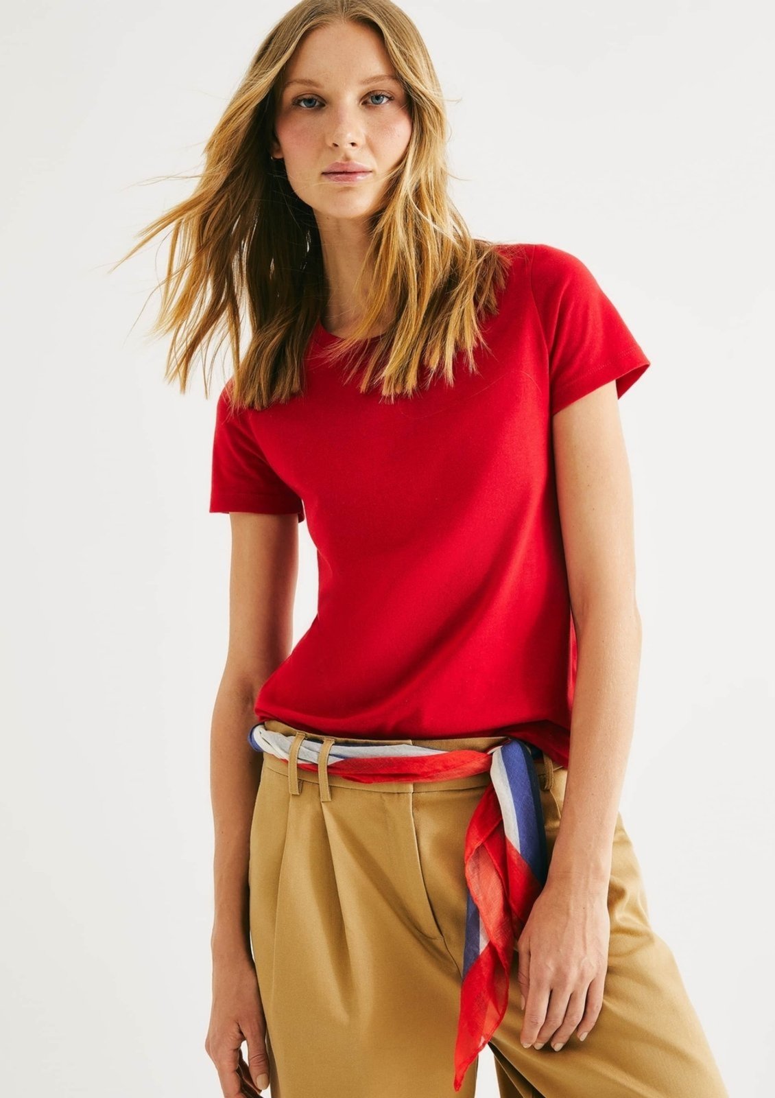 Camiseta Básica Feminina Slim World Hering
