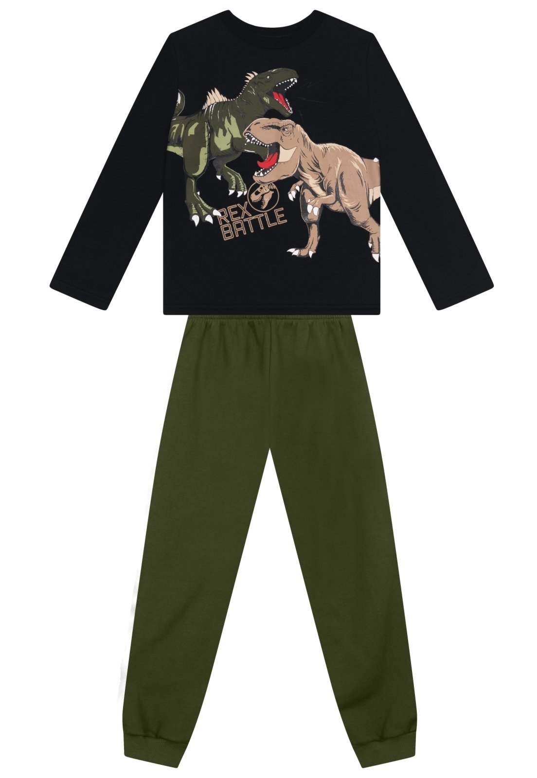 Infantil - Conjunto menino de dinossauros Brandili