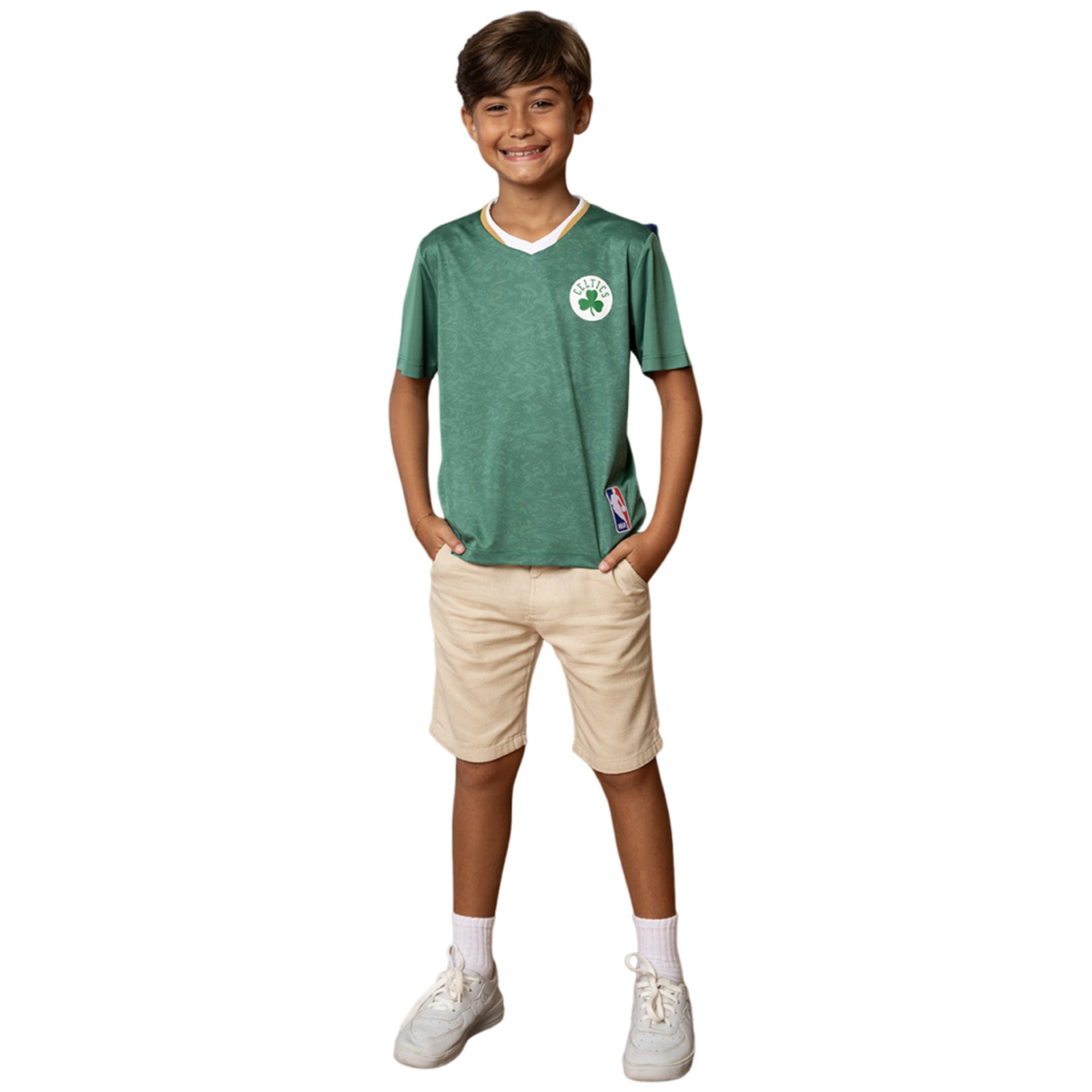 Camiseta Nba Juvenil Boston Celtics Brook Verde