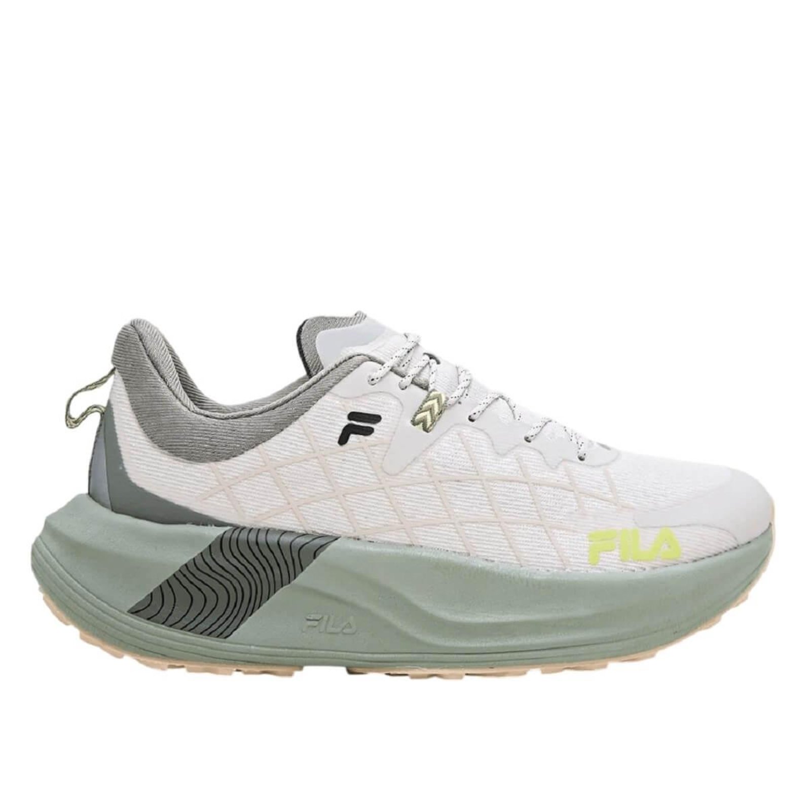 Tênis Esportivo Masculino Fila Racer Skytrail Verde Claro