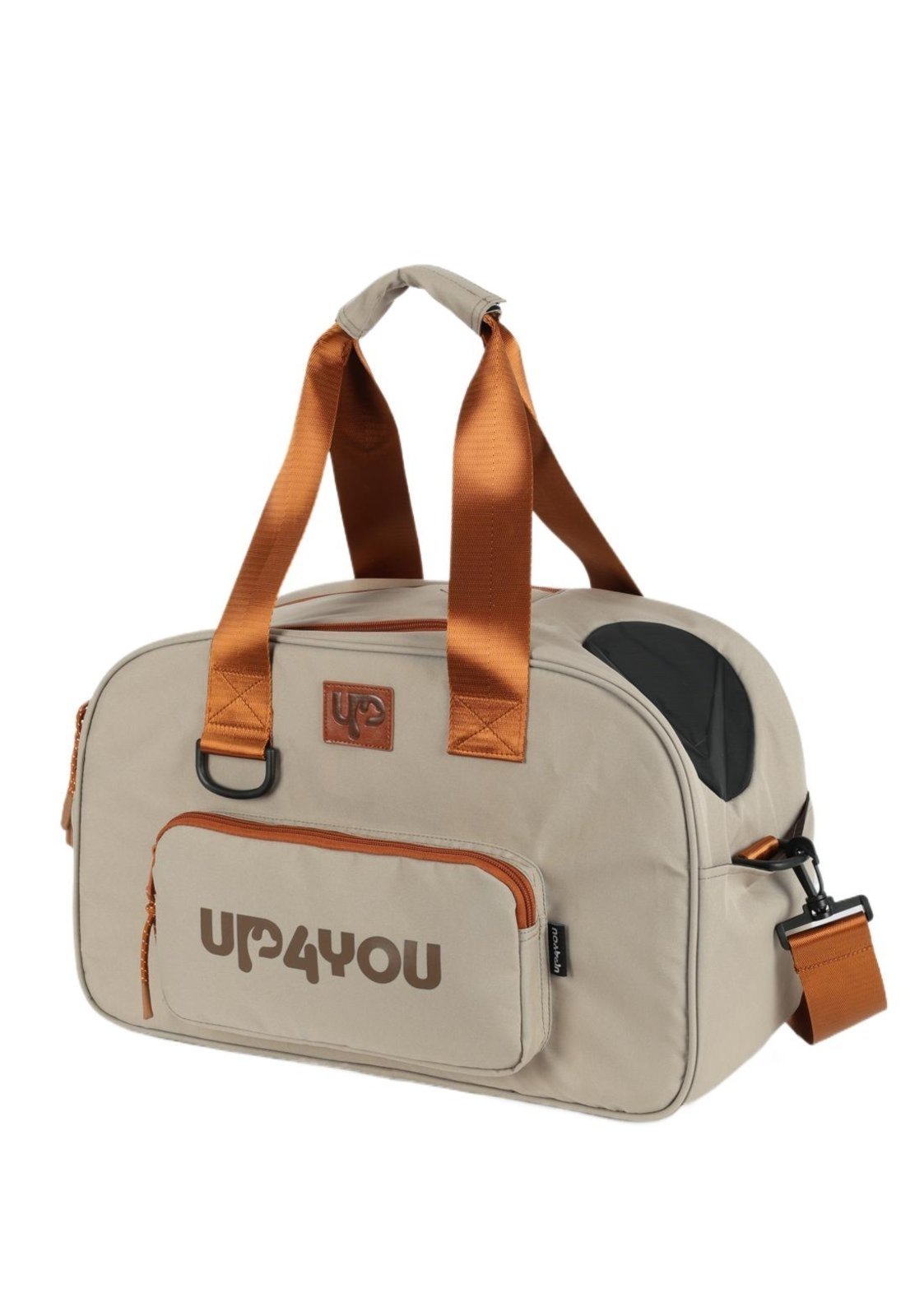 Infantil - Bolsa Transversal Pequena Pet para Viagens Plush Up4you Bege