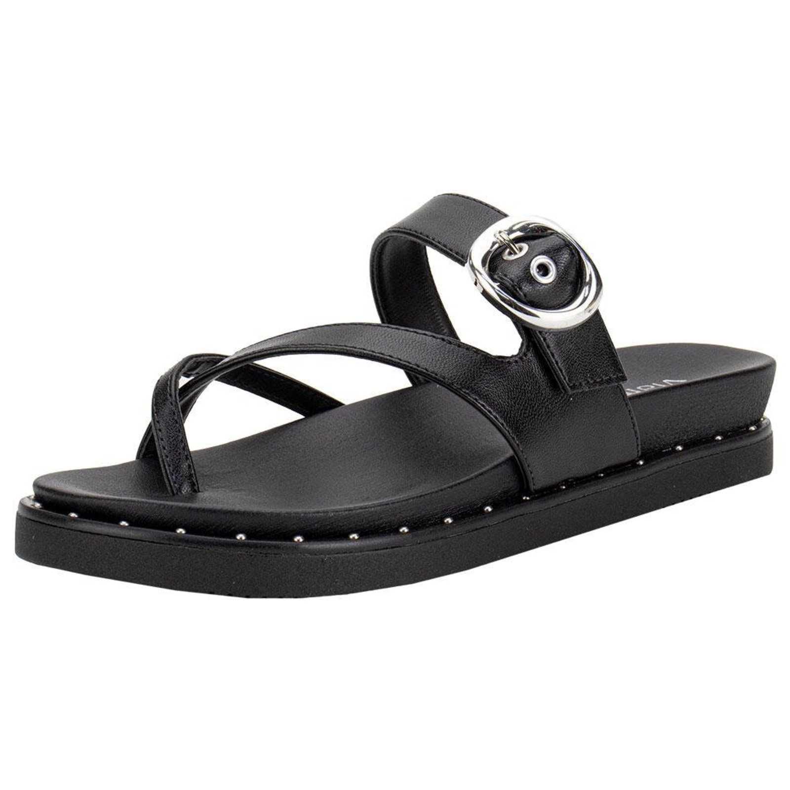 Tamanco Feminino Flat Via Marte 169029 5839029 Preto
