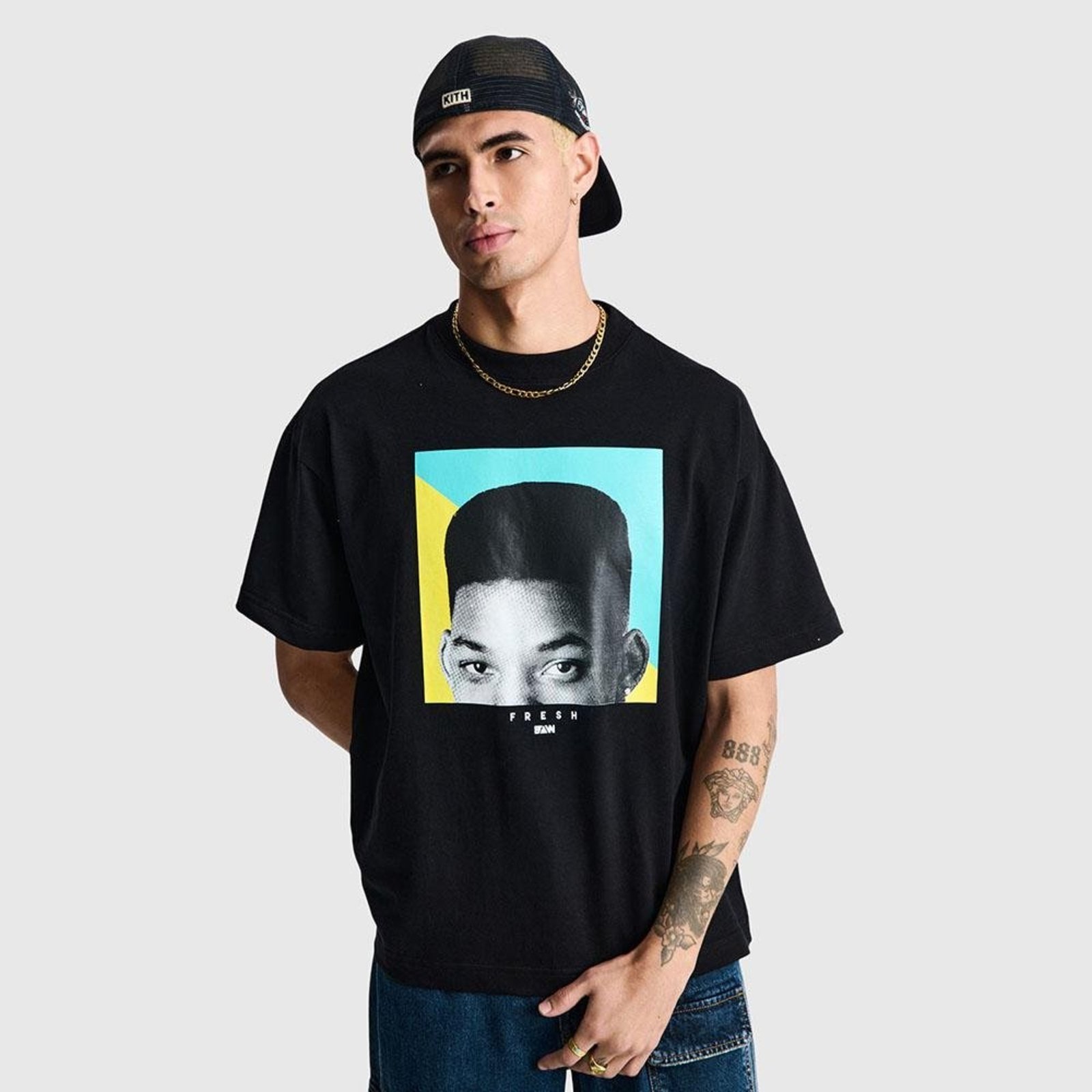 Camiseta Oversized Baw Fresh Preto