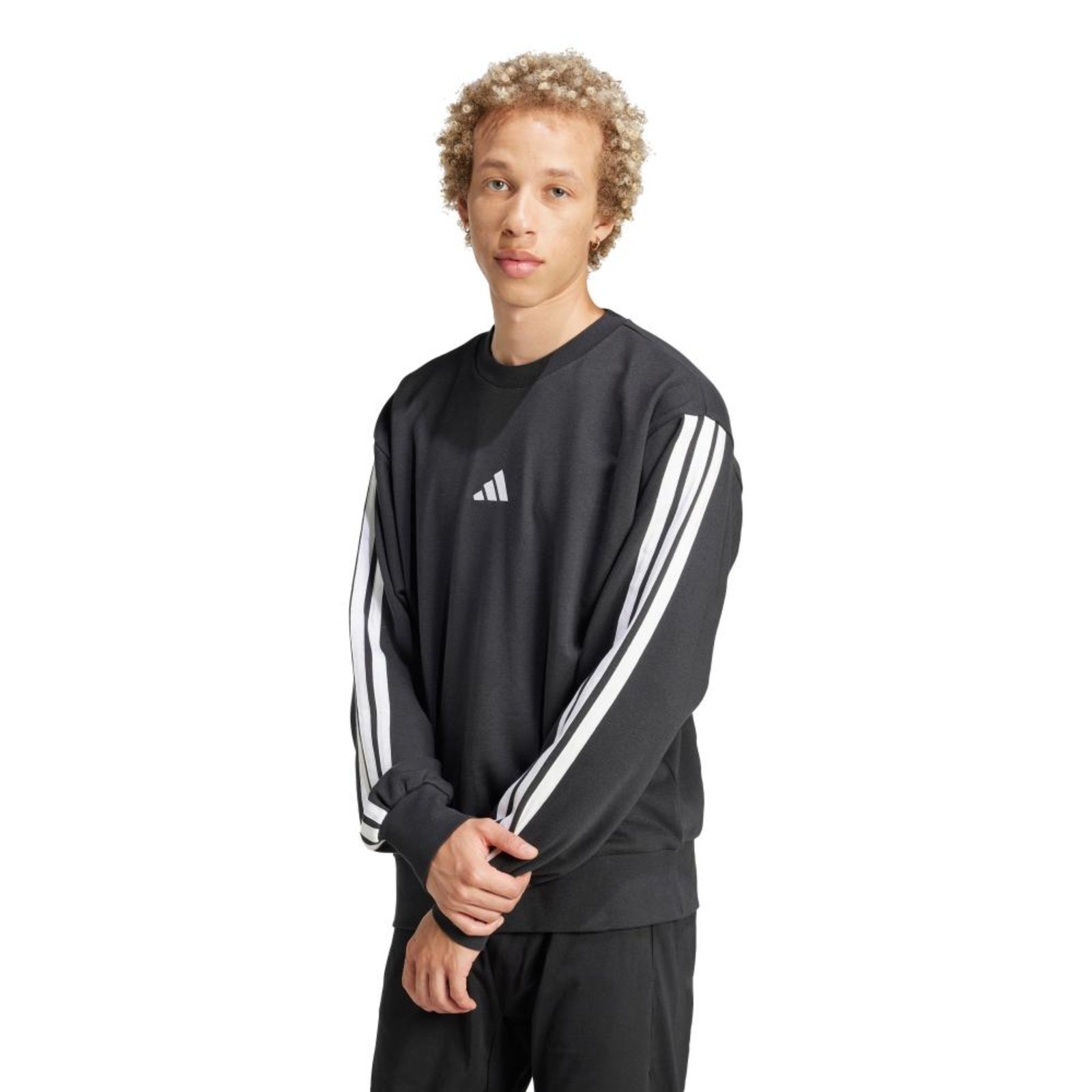 Moletinho Essentials Três Listras adidas Sportswear Preto