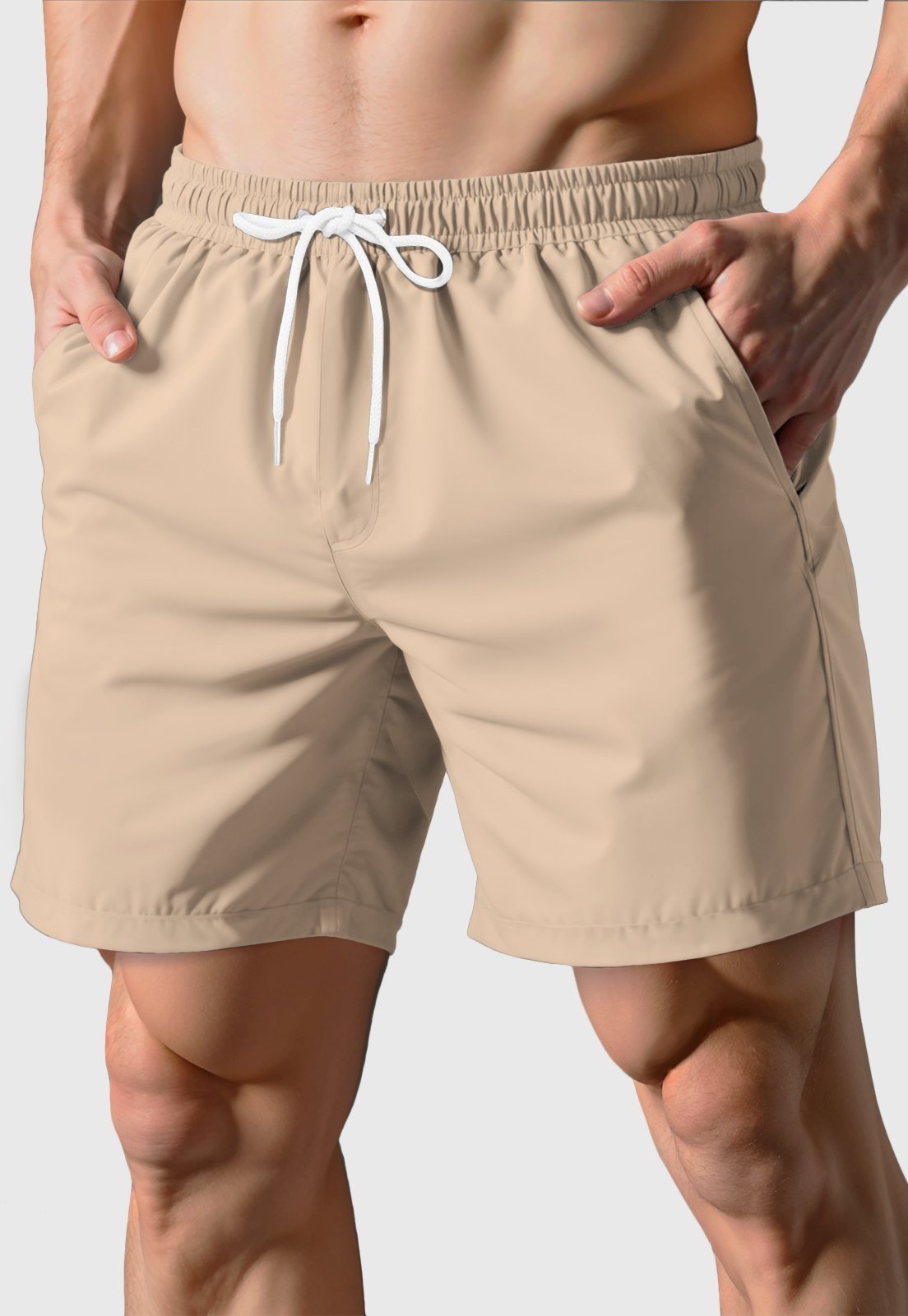 Short Tactel Masculino Benellys Shorts Bege