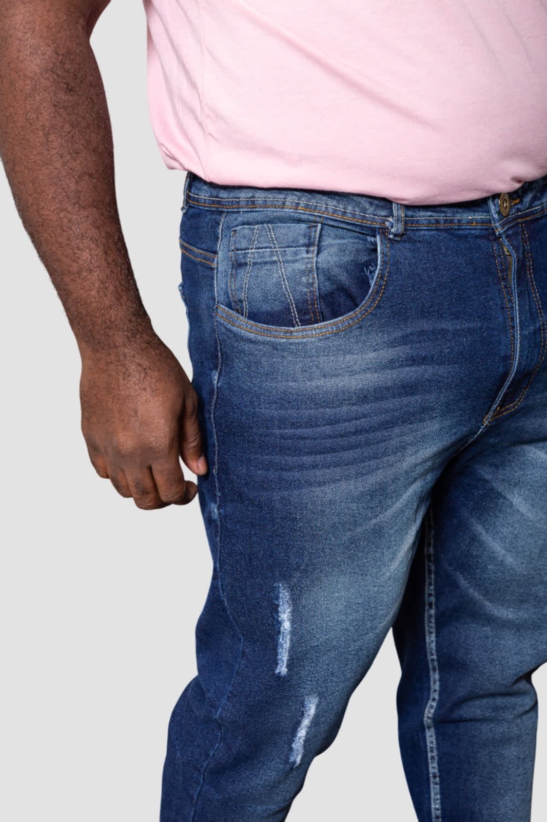 Calça Masculina Jeans Elastano Plus Skinny L1/2