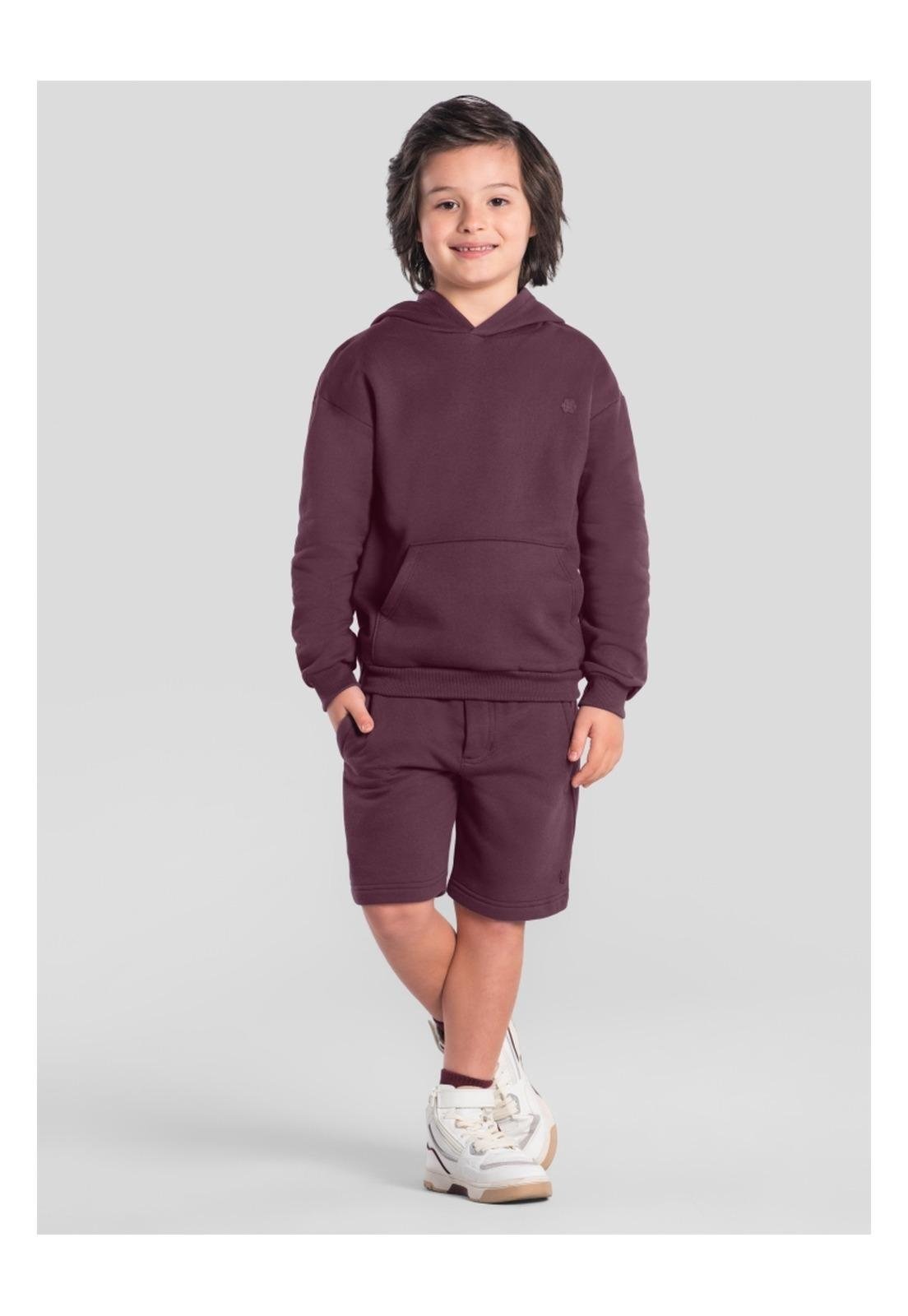 Infantil - Casaco Moletom Marrom Menino Brandili 10 Marrom