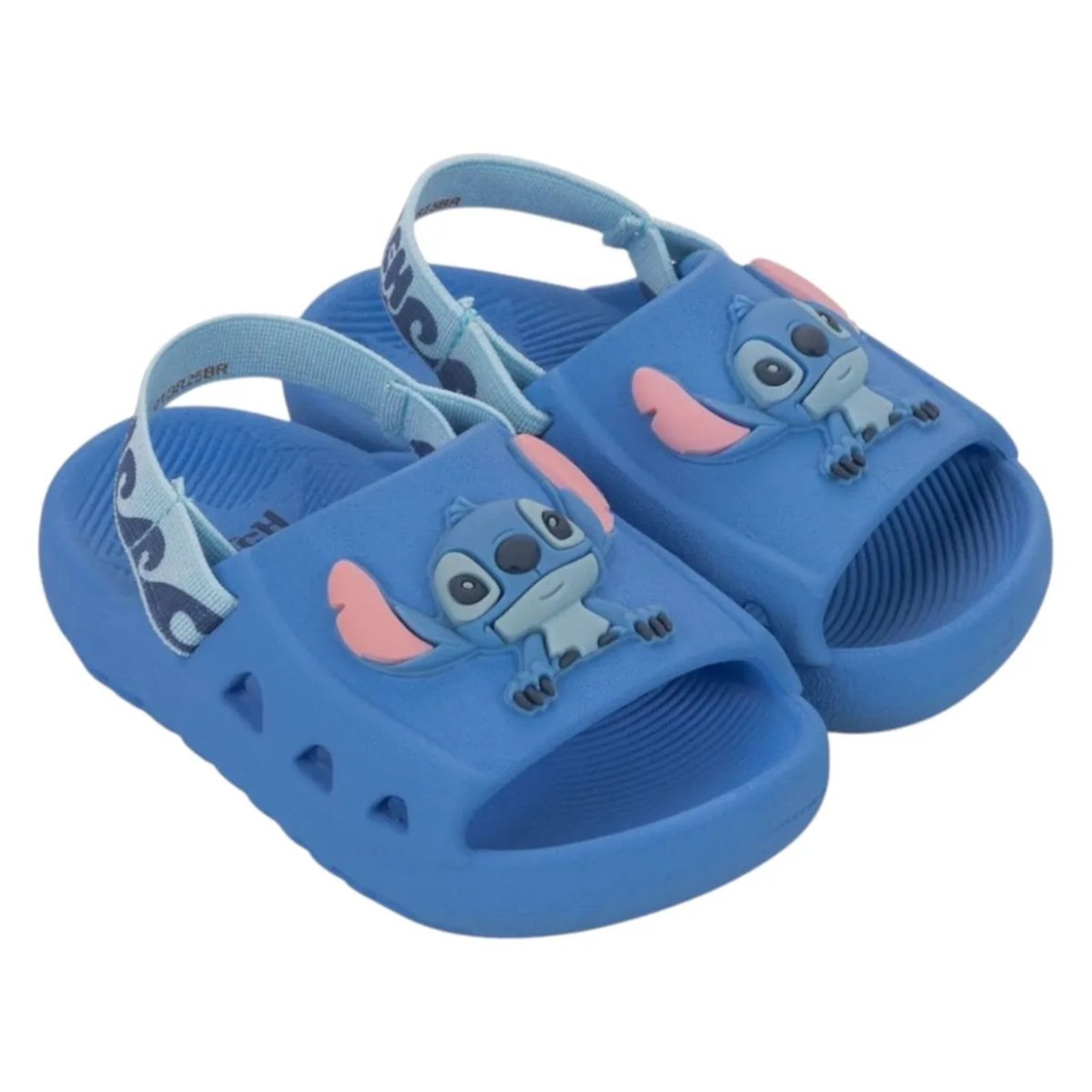 Infantil - Chinelo Slide Grendene Baby Stitch Disney Azul Queridos 22993 Grendene Azul