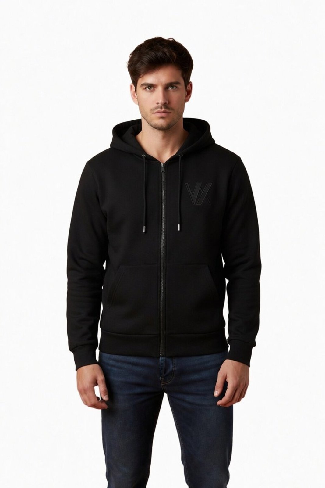 Moletom Masculino D Bell Outlet Fashion Com Ziper Preto