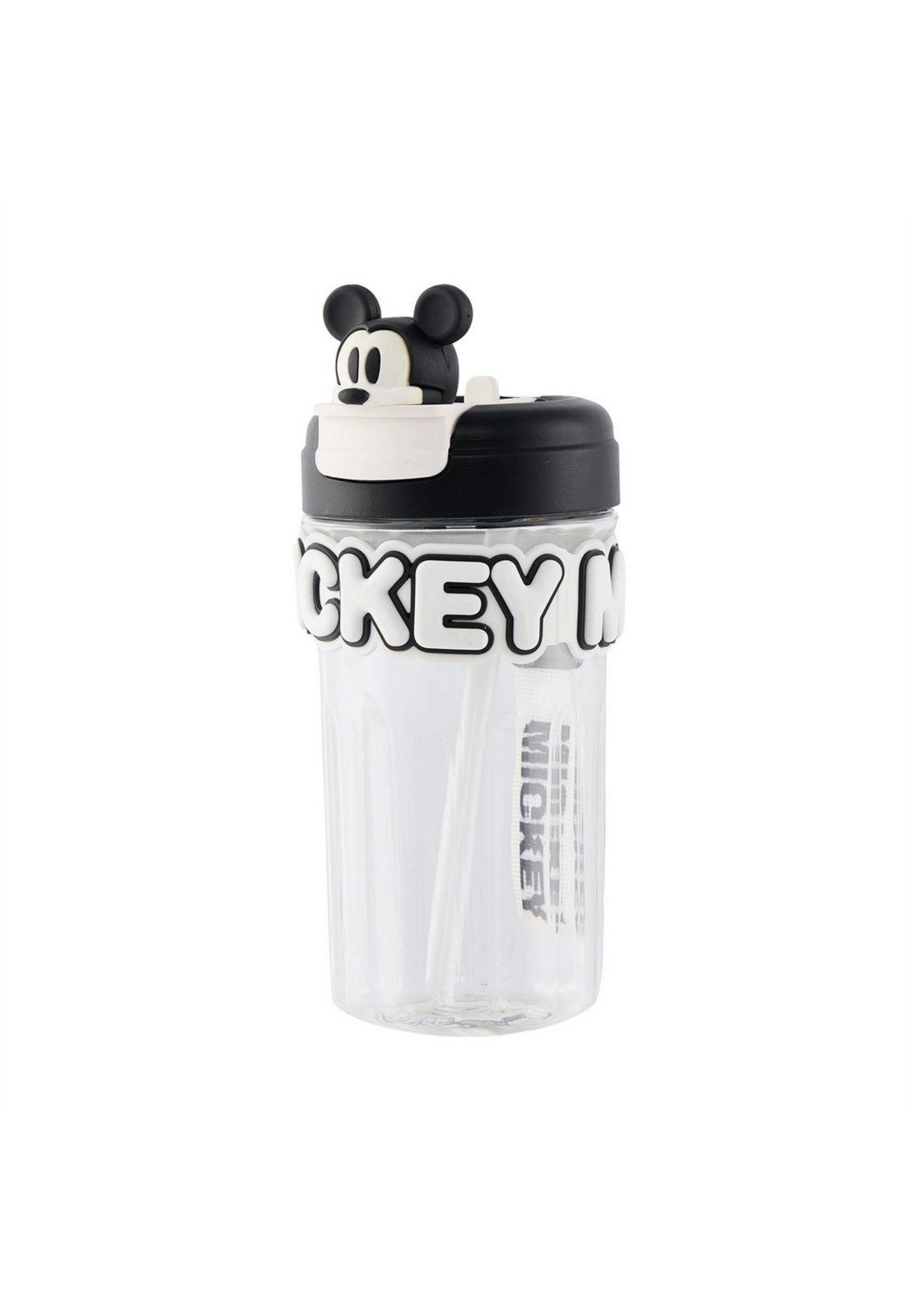 Infantil - Garrafa Escolar Preta Antivazamento Passeio Mickey Disney