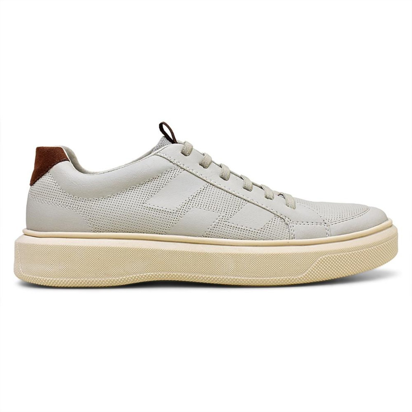 Tênis Casual Moderno Masculino Estilo Sapatênis Confortável Branco