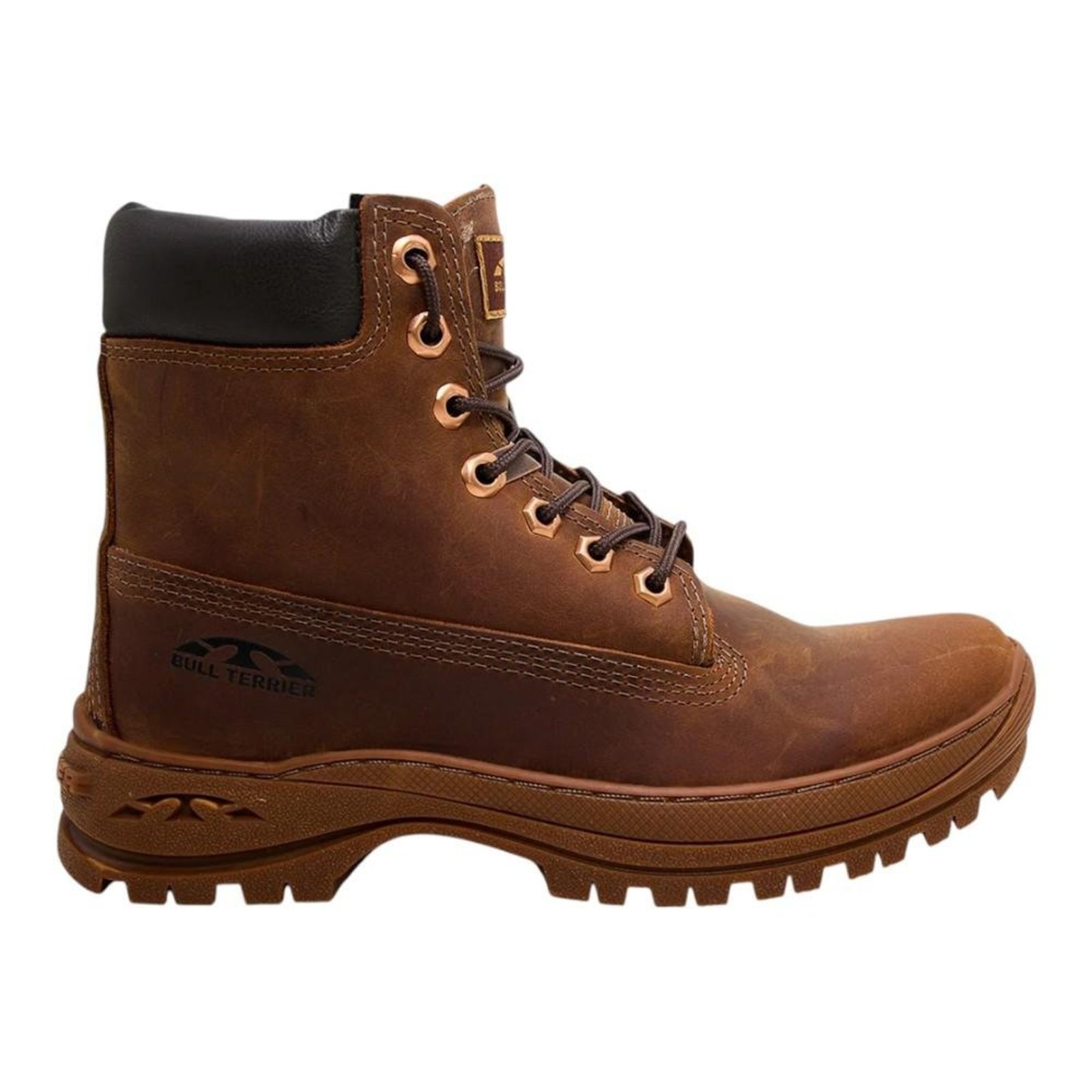 Bota Bull Terrier Mack Cano Longo Marrom Masculina Marrom