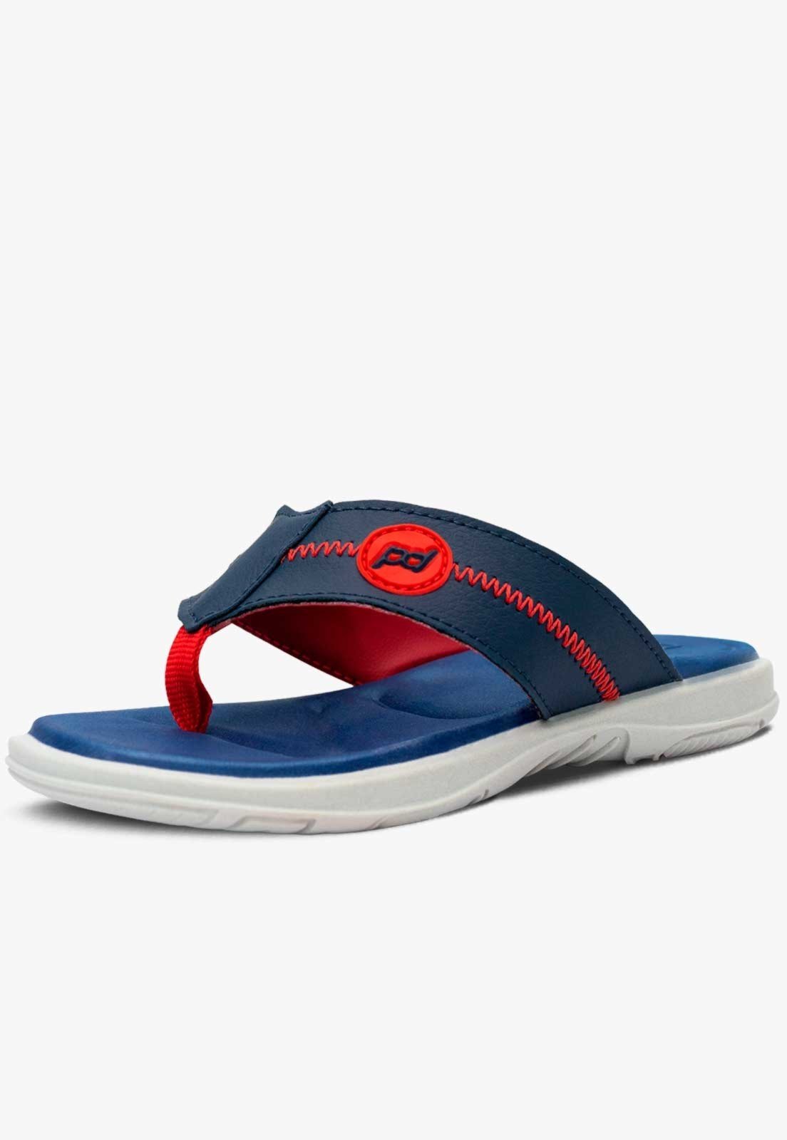 Infantil – Chinelo de Dedo Masculino Pópidi Menino Tira Grossa Marinho