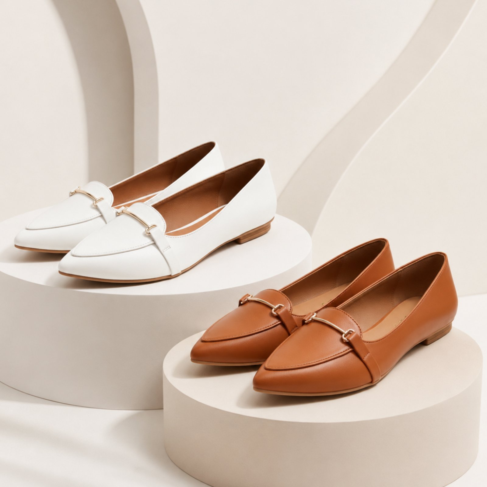 Kit 2 Pares Sapatilha Feminino Confortavel Elegante Macio