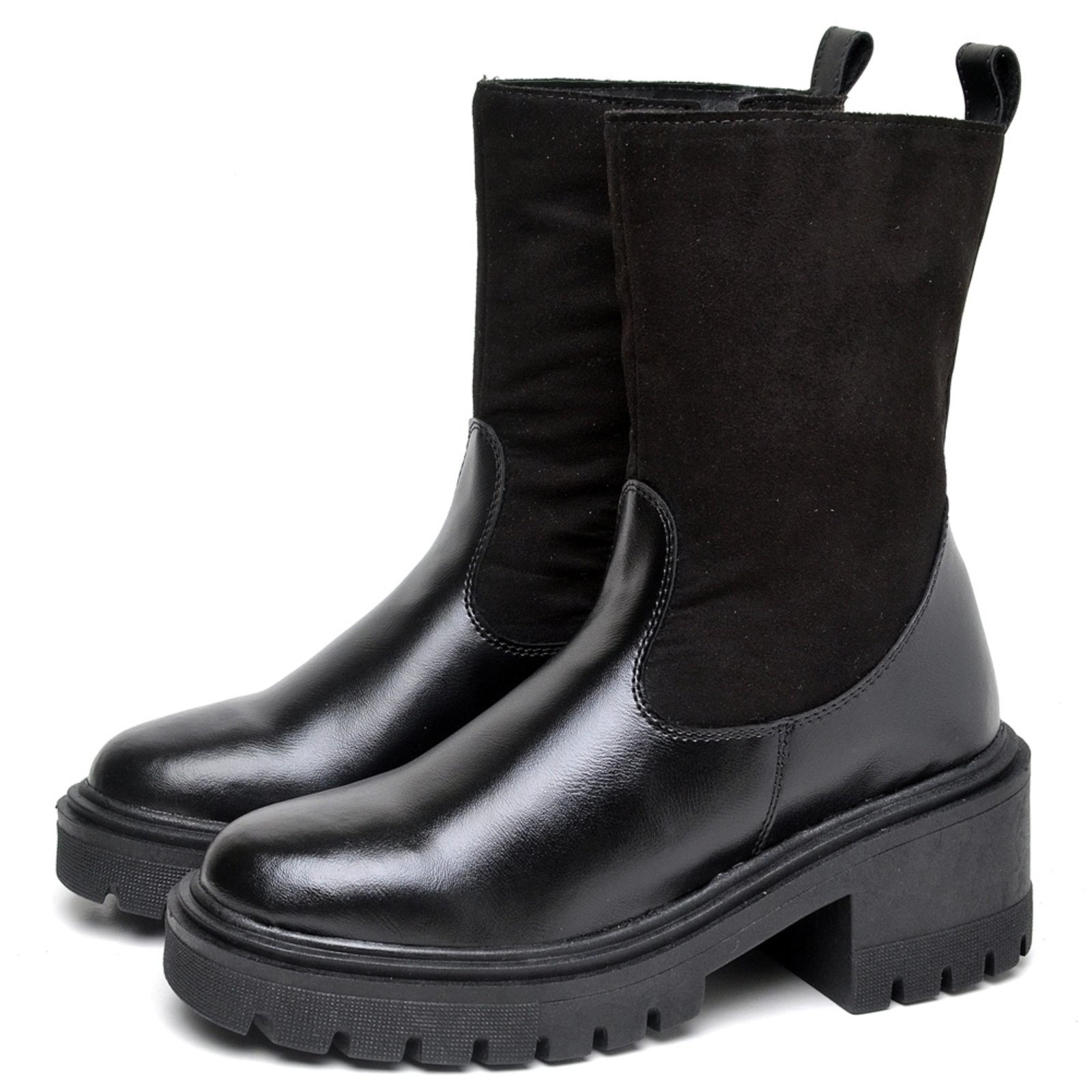 Bota Feminina de Salto Tratorado DUBUY 1200FG Preto