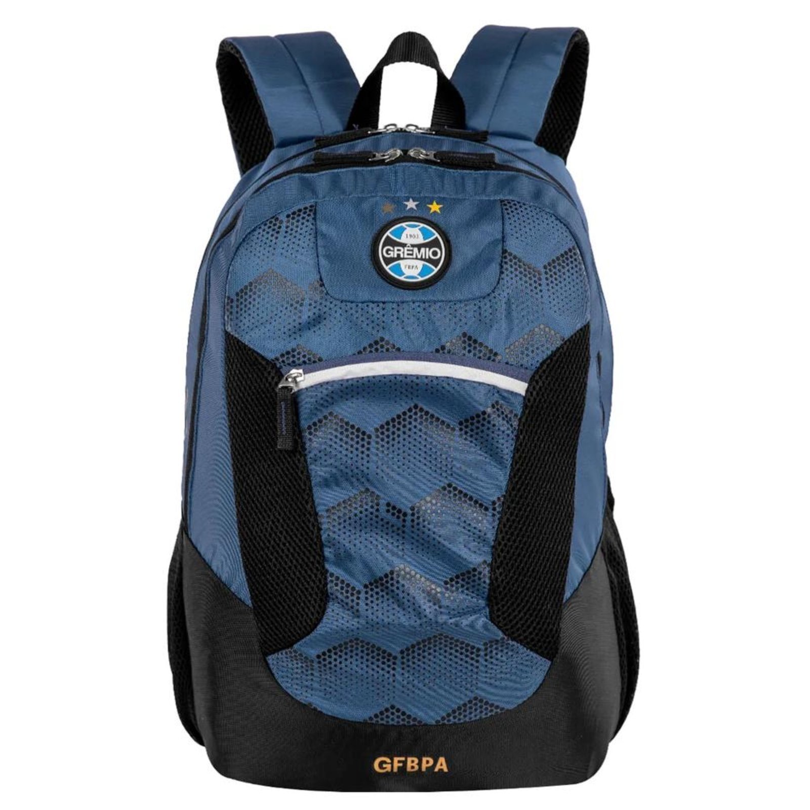 Vista 2 Infantil - Mochila Sestini Grêmio X01 2 Compartimentos Azul incolor azul Sestini incolor azul