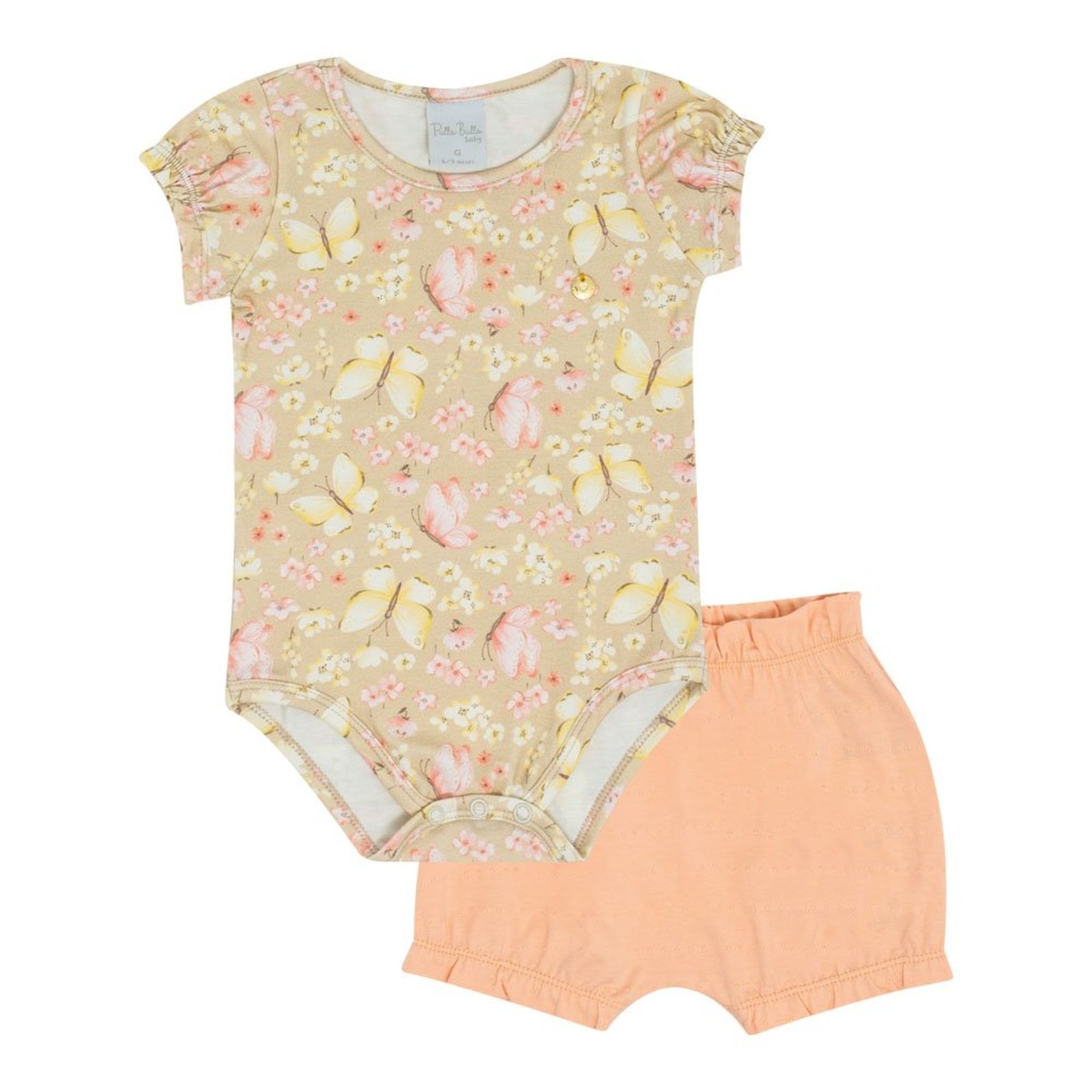 Infantil - Conjunto Menina - Digital Areia - 50519-1307 Bege
